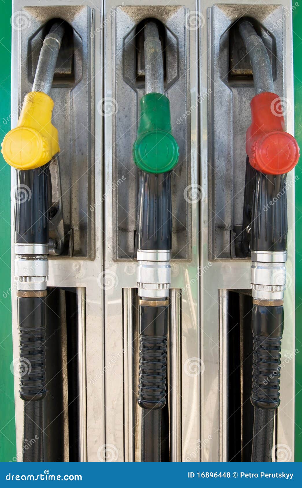 Gas pumps stock photo. Image of nozzle, green, energy 16896448