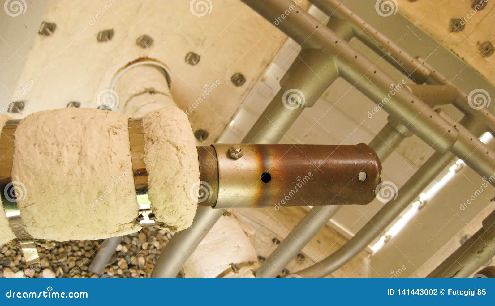 Gas Ring in Torch System of the Closed Type, Appearance Stock Photo