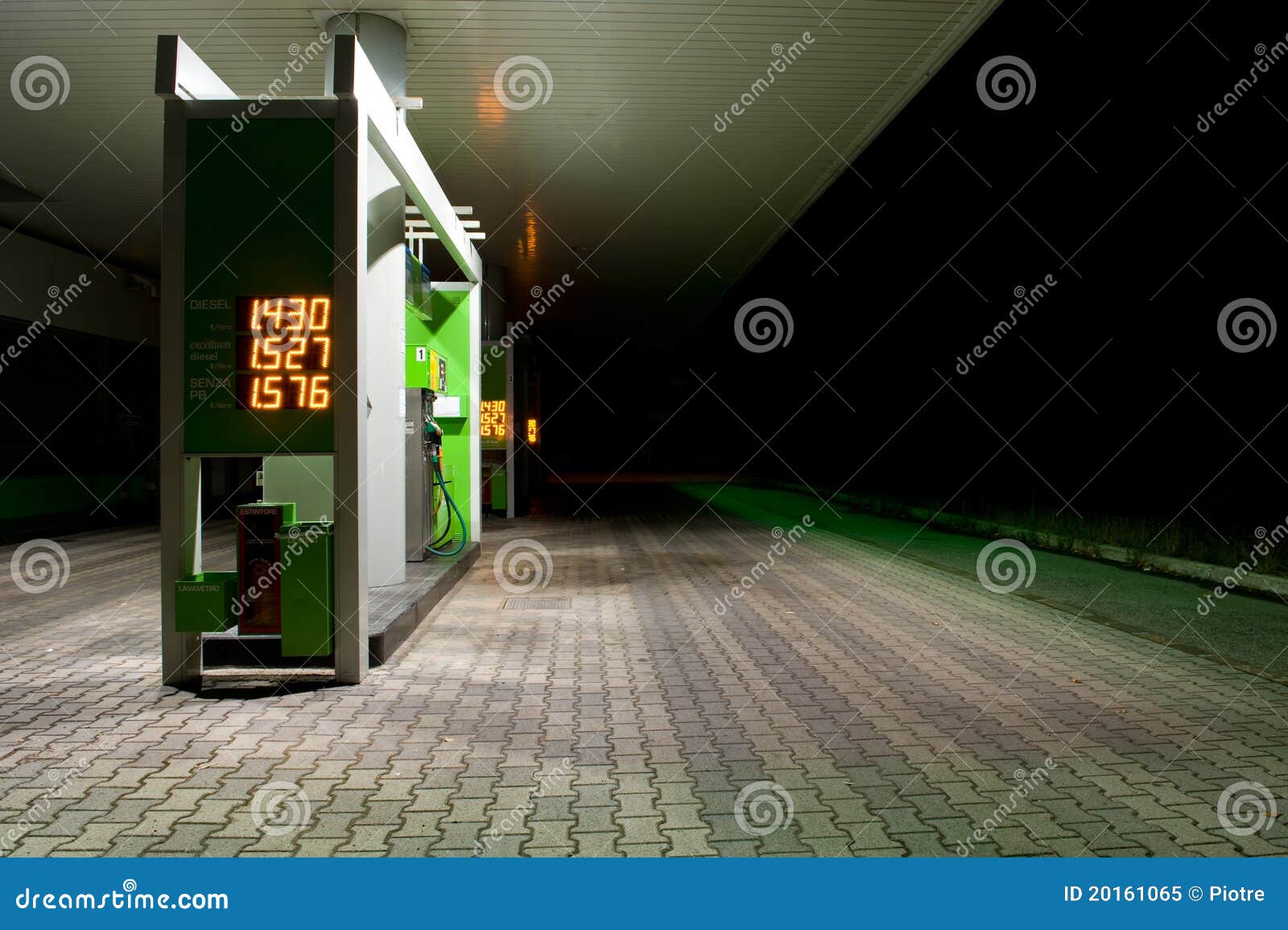 Gas station. stock image. Image of italy, empty, benzine 20161065