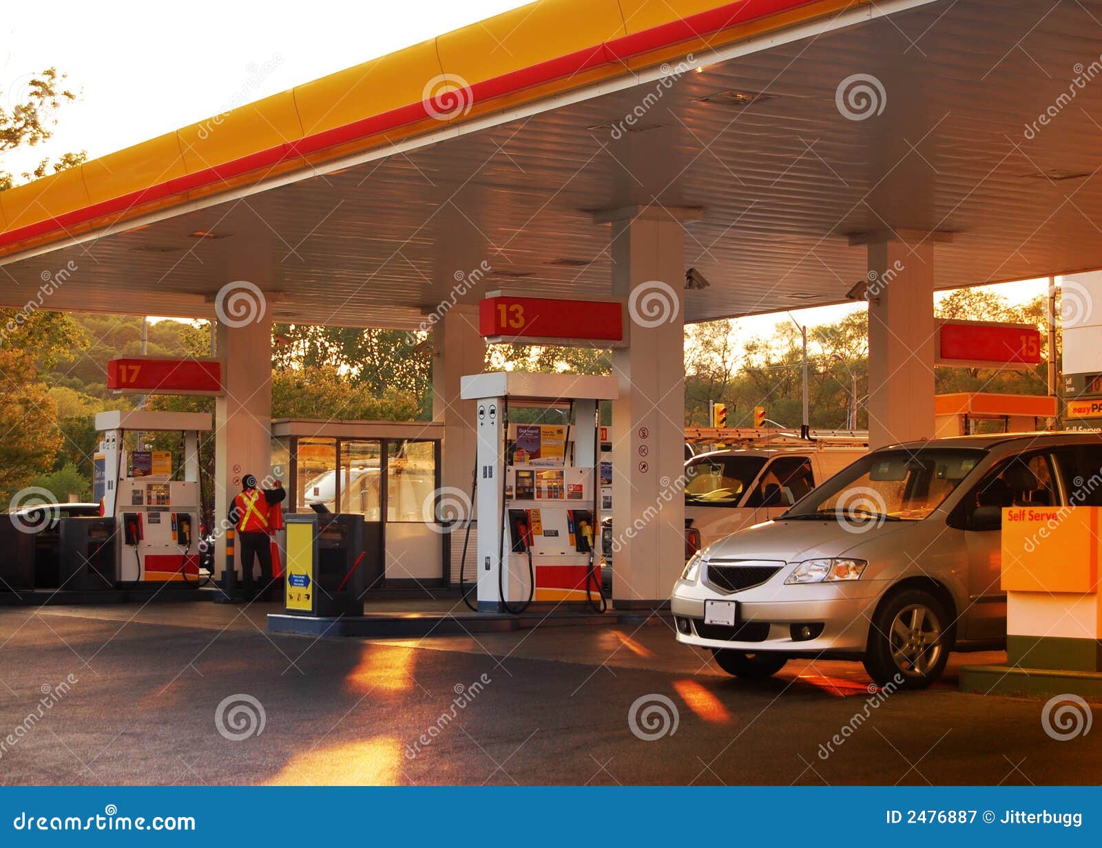 Gas Station Royalty Free Stock Photography Image 2476887