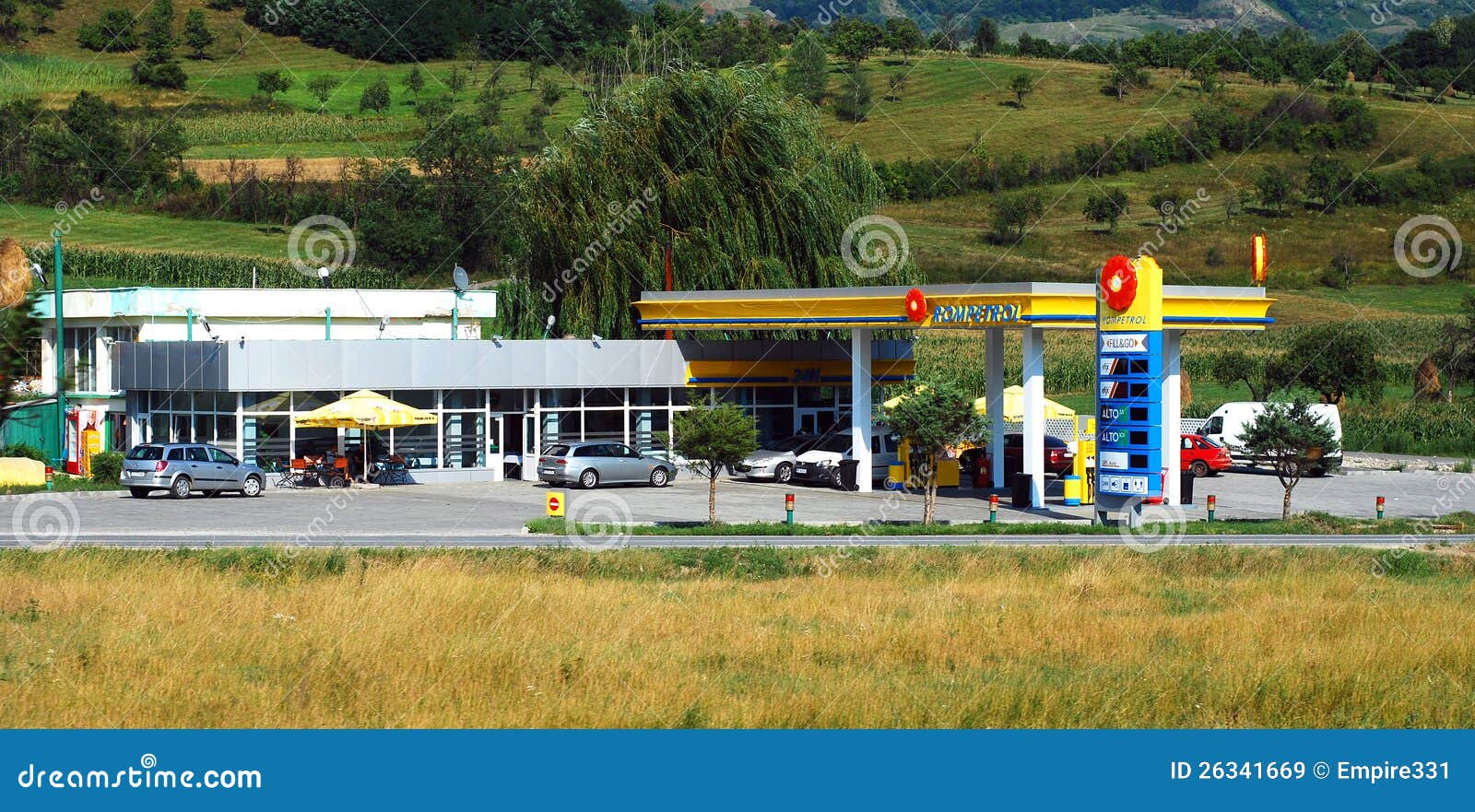Gas station editorial stock image. Image of fuel, town 26341669