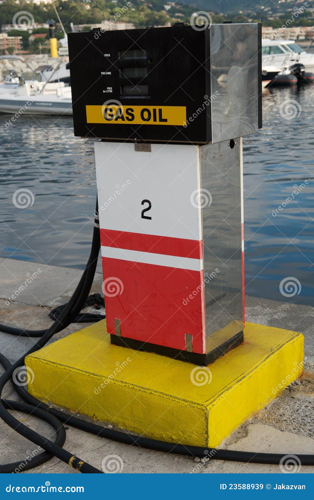 Gas station for boats stock image. Image of pump, western 23588939