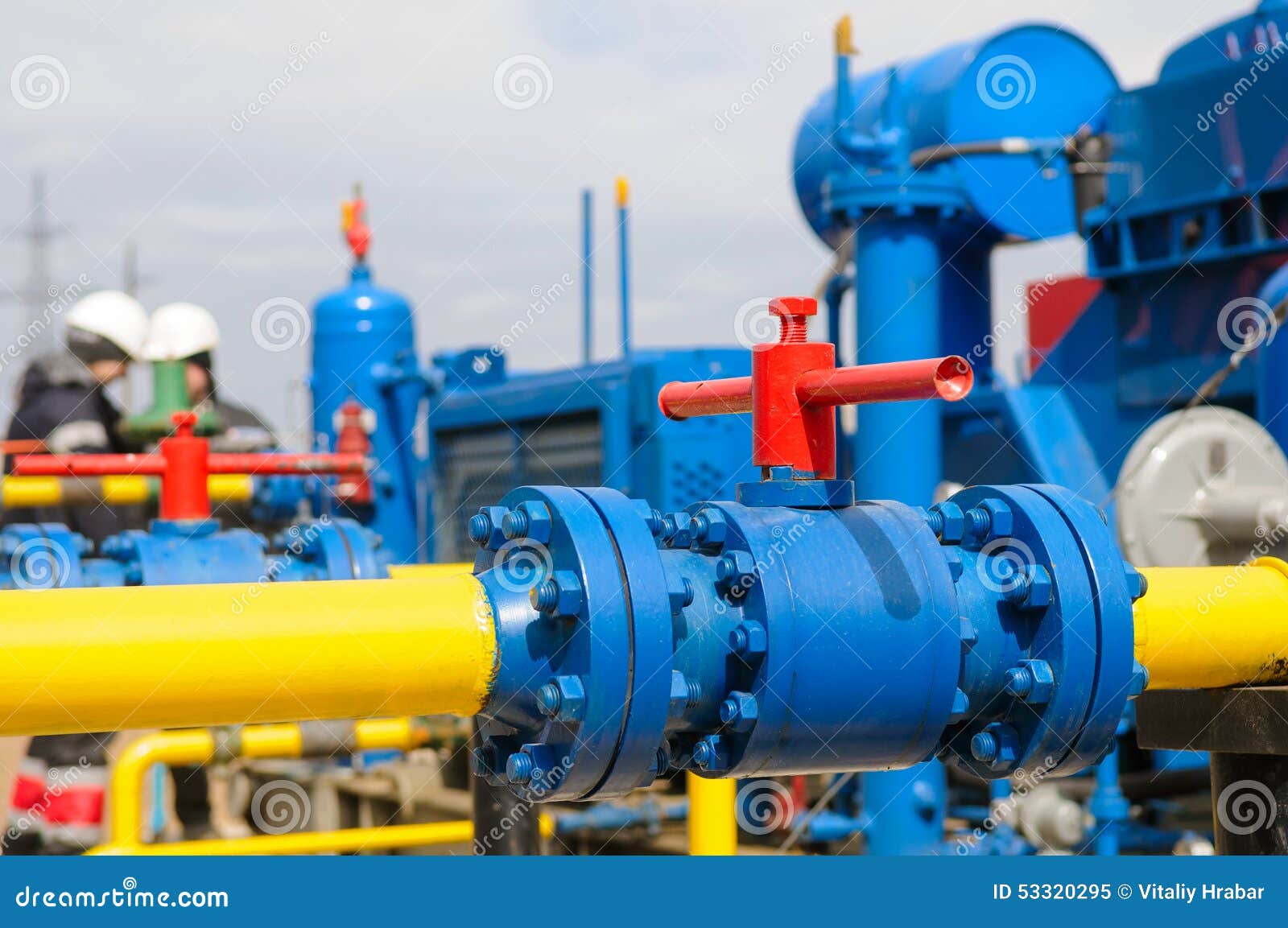 Gas station equipment stock image. Image of petroleum 53320295