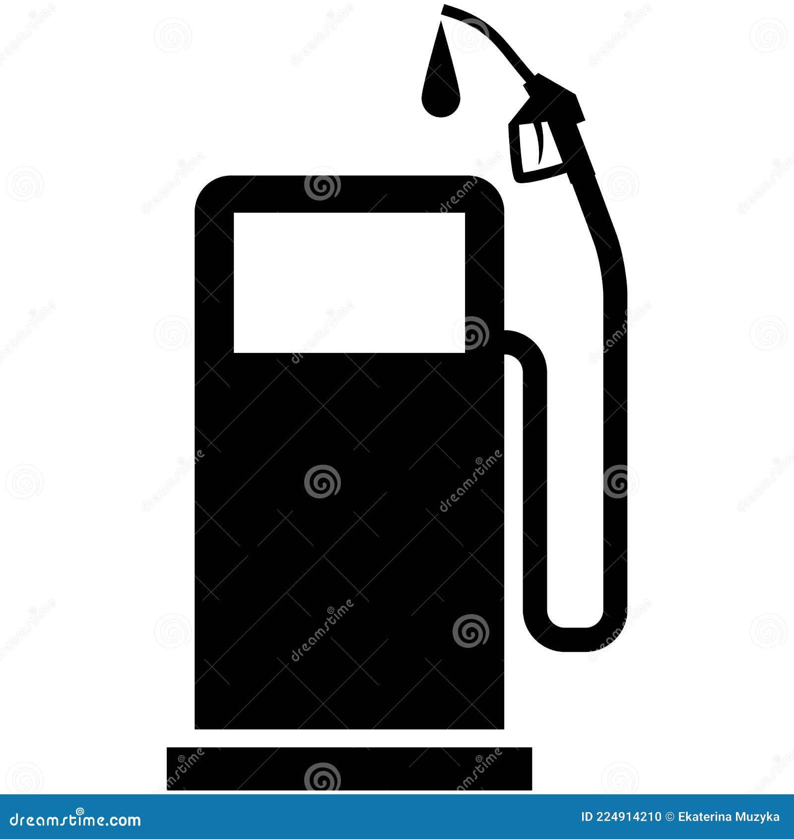 gas station icon fuel pump petrol service  silhouette