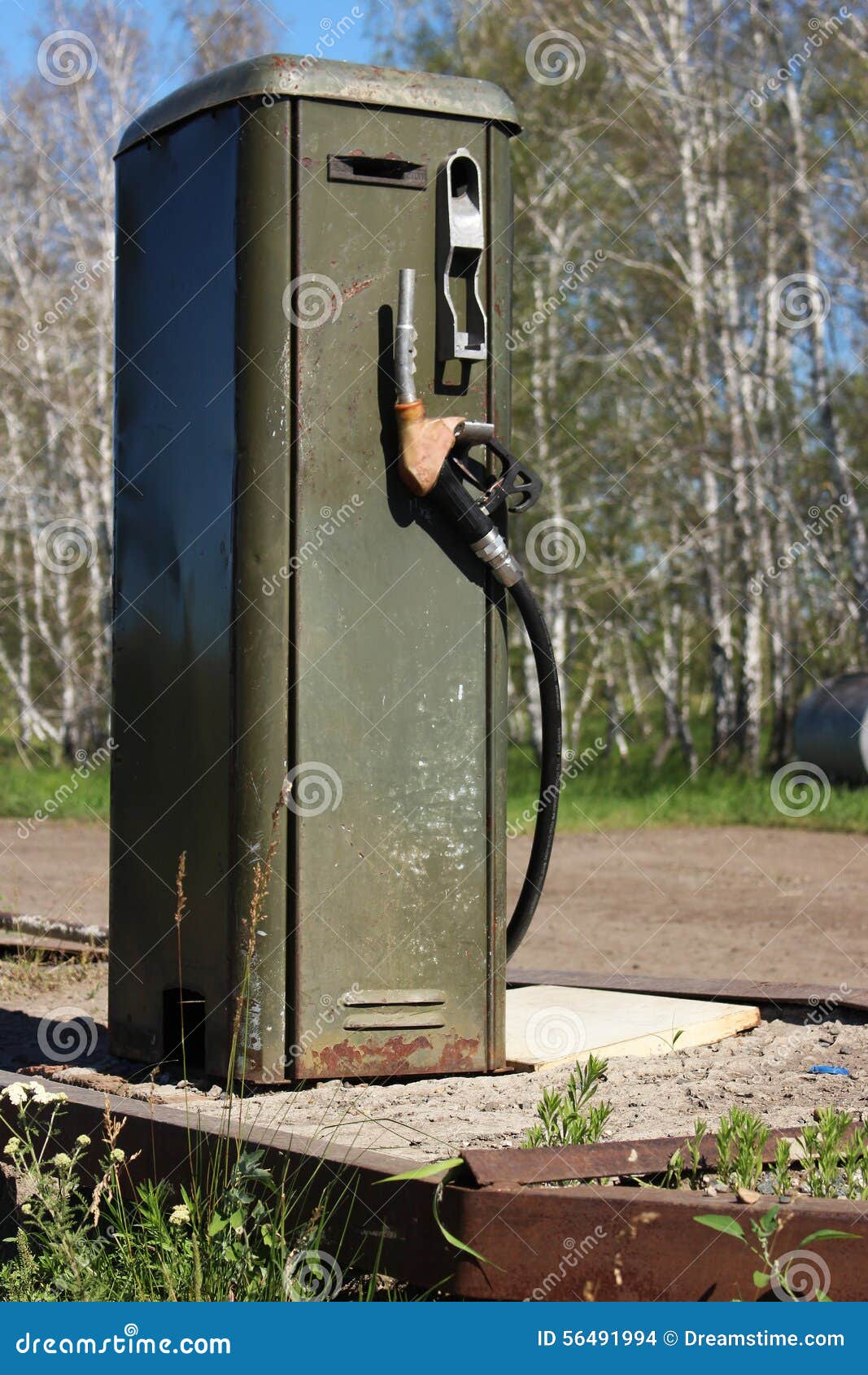 Gas station stock photo. Image of pump, outdoor, diesel 56491994