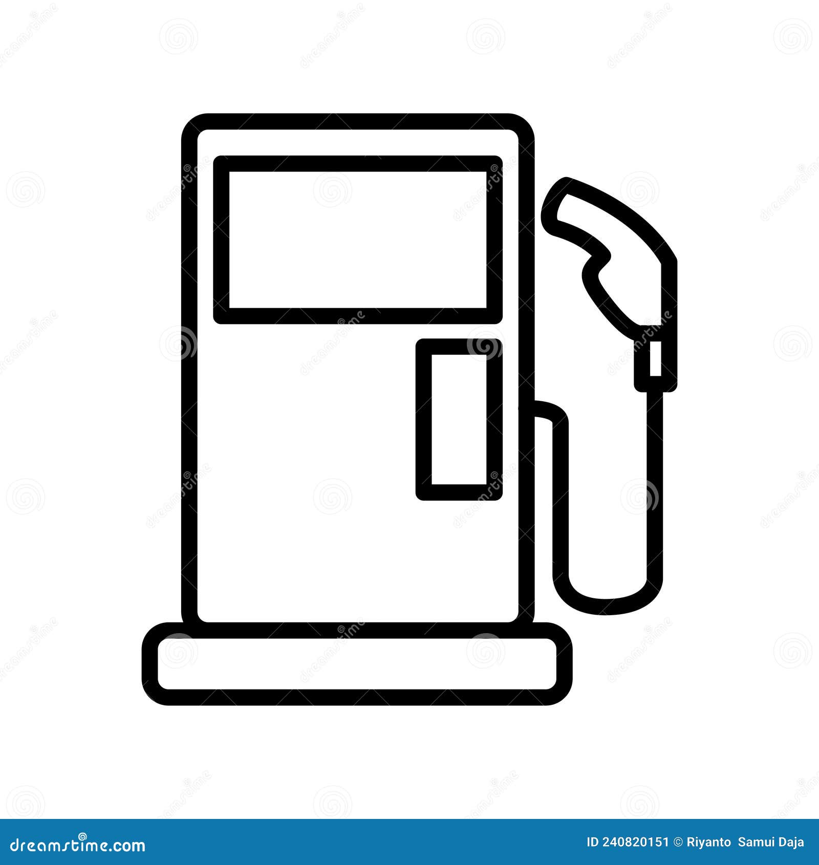 Gas Station Black and White Icon Illustration Design Stock Vector Illustration of diesel