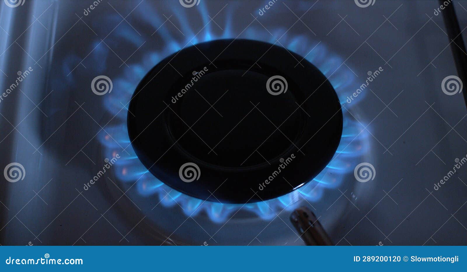 Gas Stove Burners, Blue Flame, Kitchen Stock Photo Image of energy
