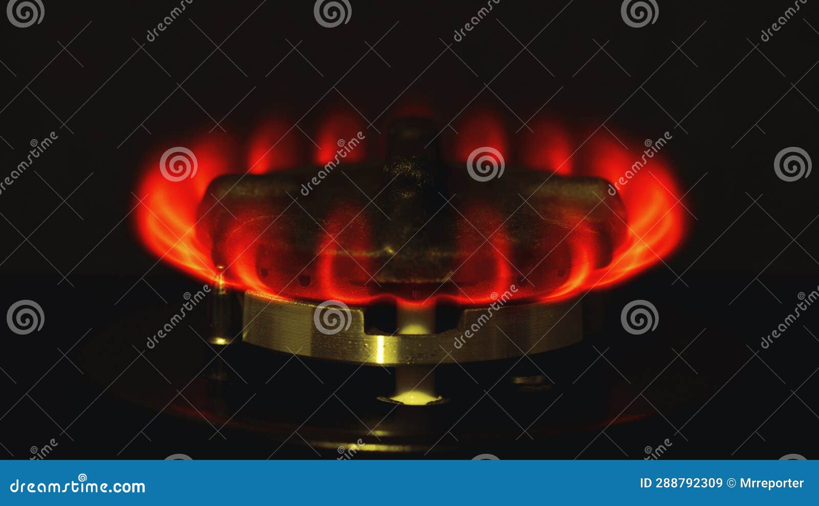 A Gas Stove that Burst with Hellfire Stock Image Image of kitchen