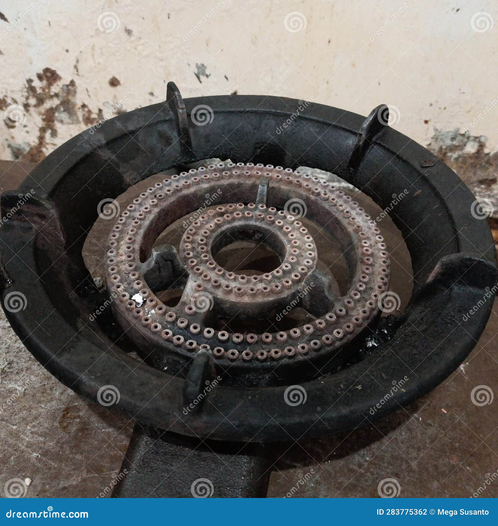 Gas Stove with High Pressure Stock Photo Image of high, fire 283775362