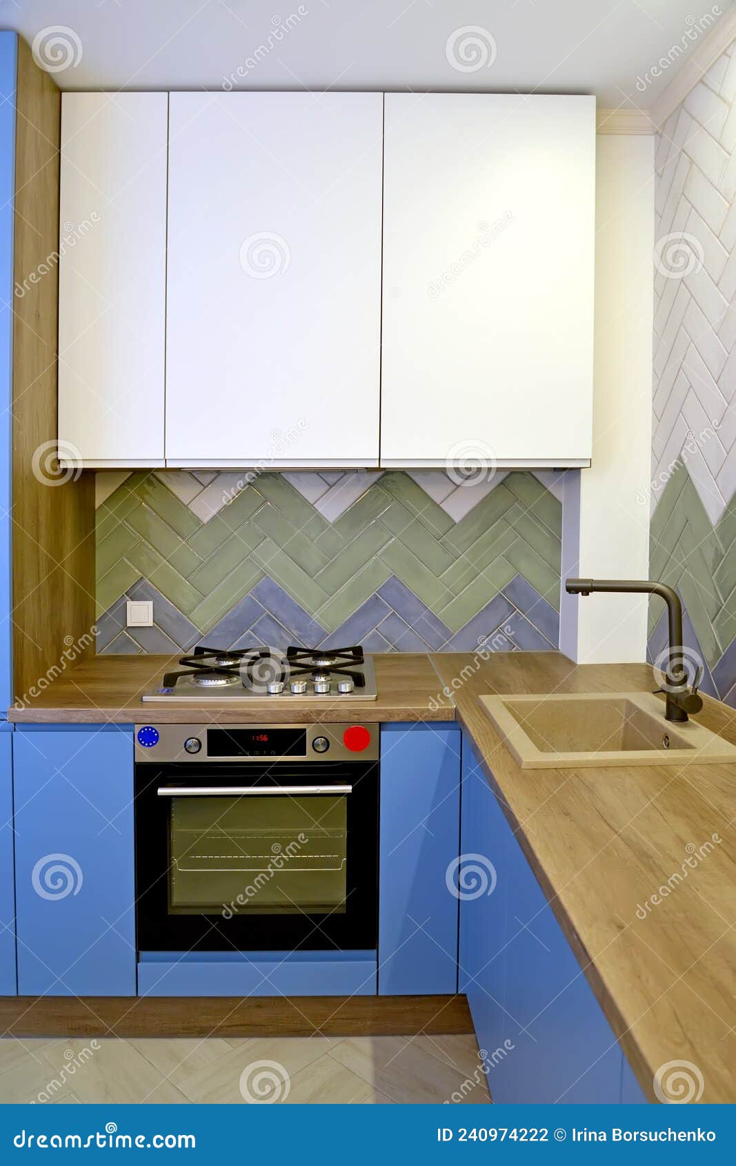 Gas Stove in Modern Kitchen Room Stock Photo Image of kitchen