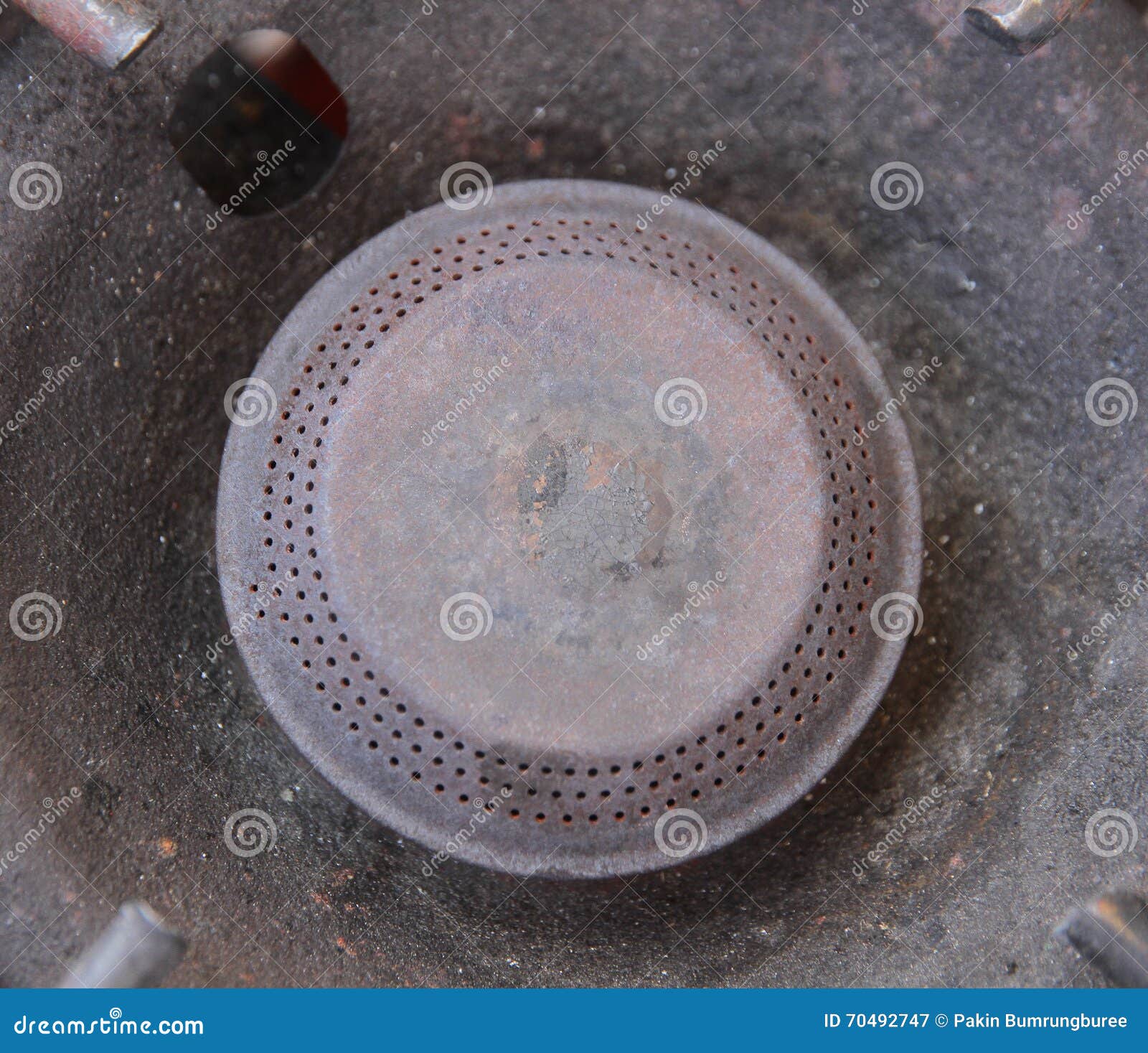 Gas Stove Rust Close Up (Selective Focus). Stock Image Image of asia, danger 70492747