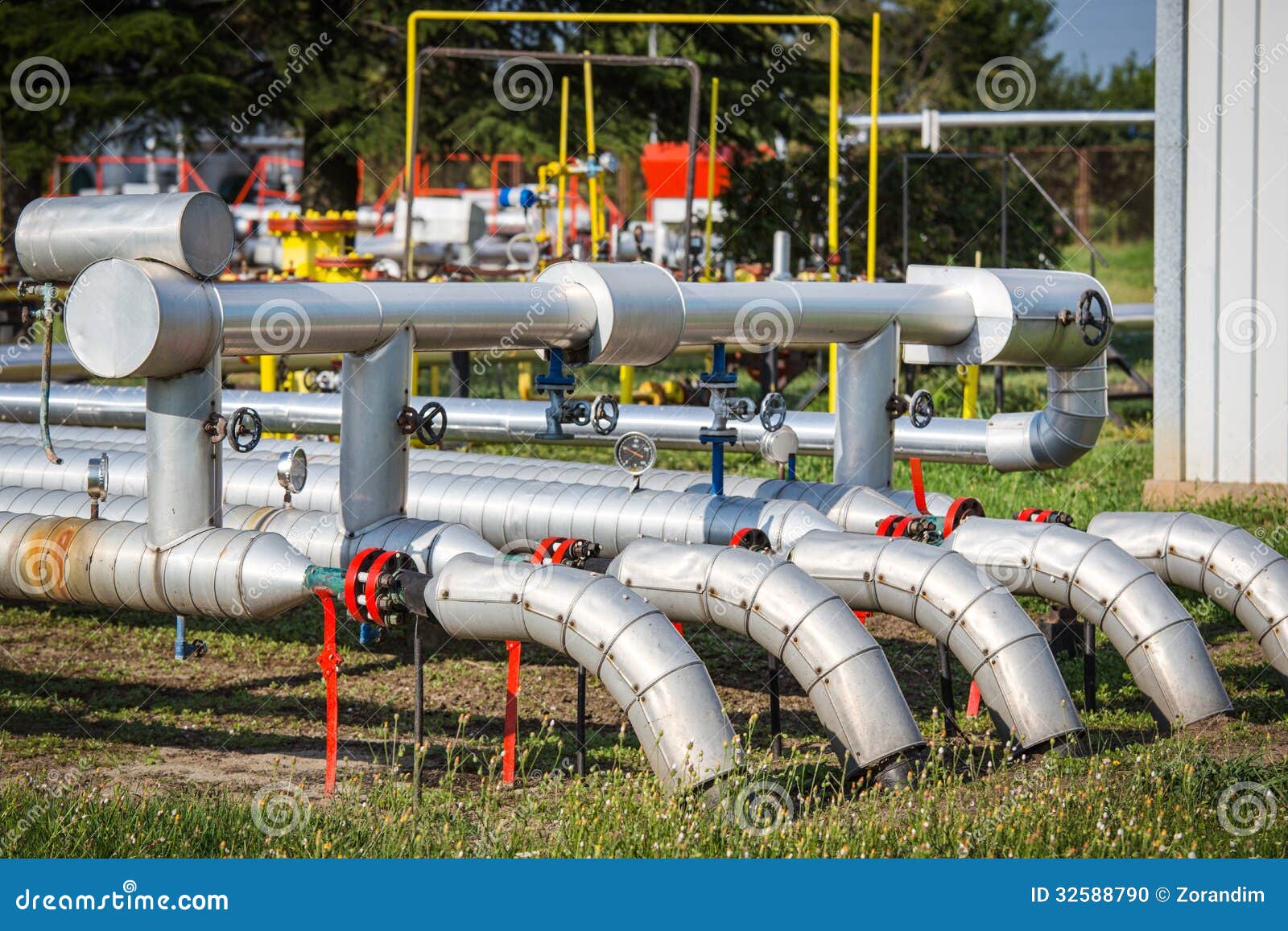 Gas valve for oil stock photo. Image of machine, environment 32588790