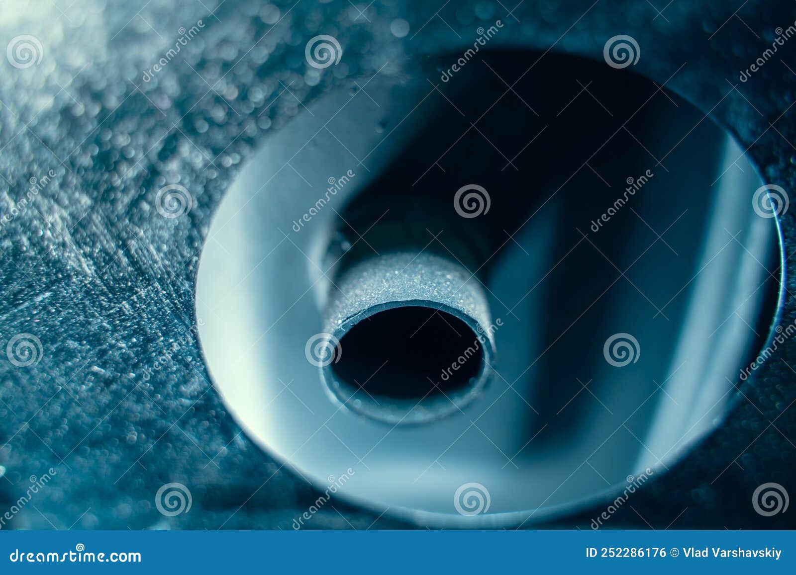 Gasoline Generator Exhaust Pipe and Burn Protection Closeup Stock Photo Image of health