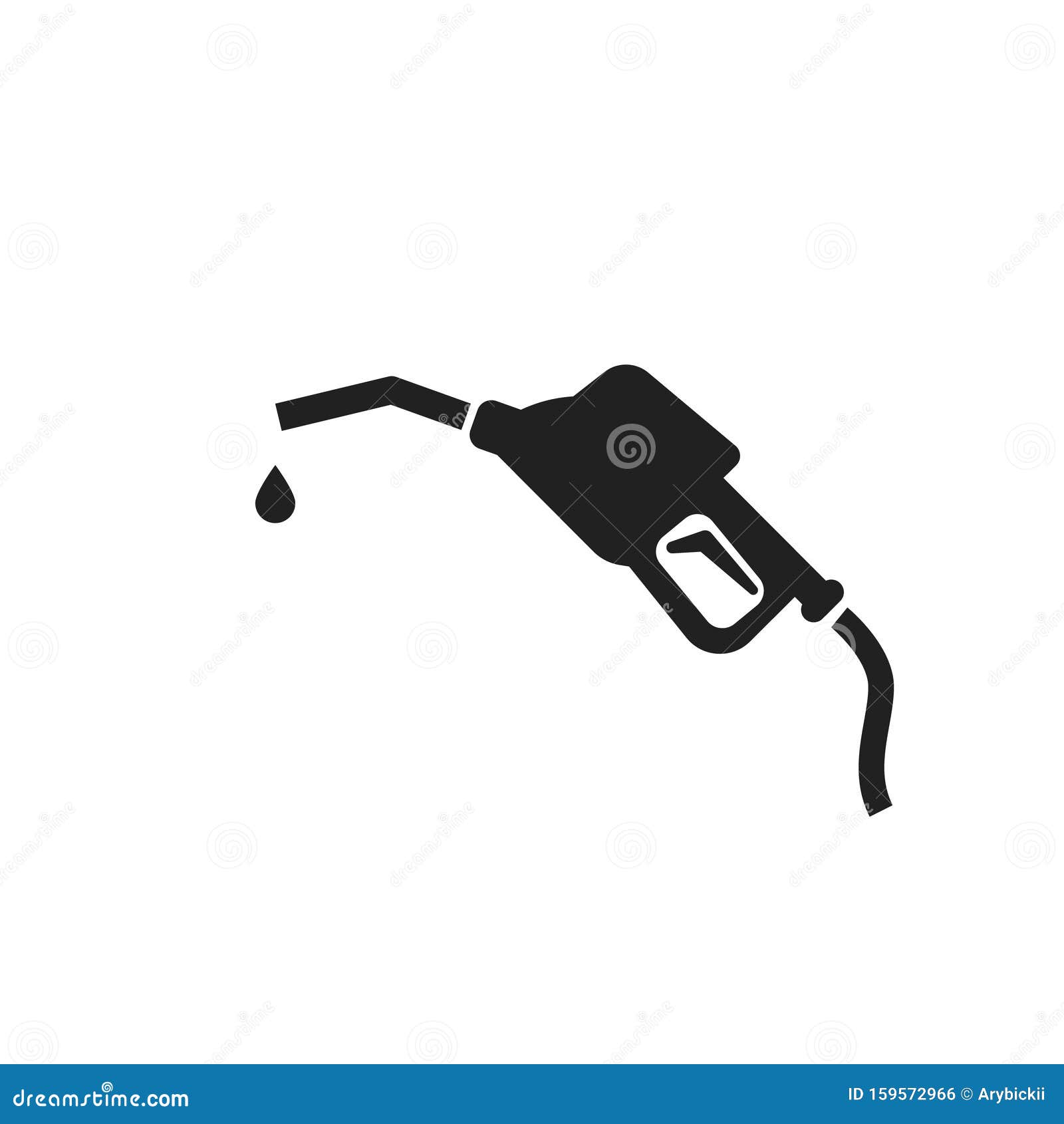 gasoline pump nozzle sign