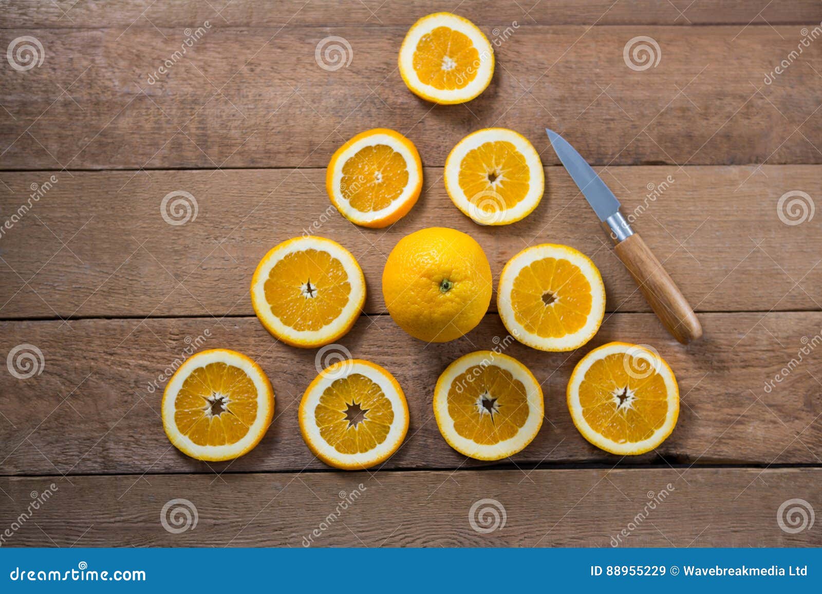 Gastos Indirectos De Las Naranjas Que Forman Una Forma Del