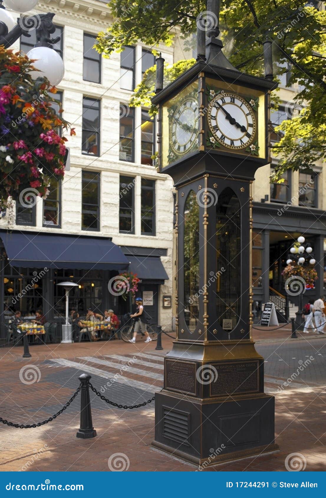 Gastown Steam Clock Vancouver Canada Editorial Photo Image of