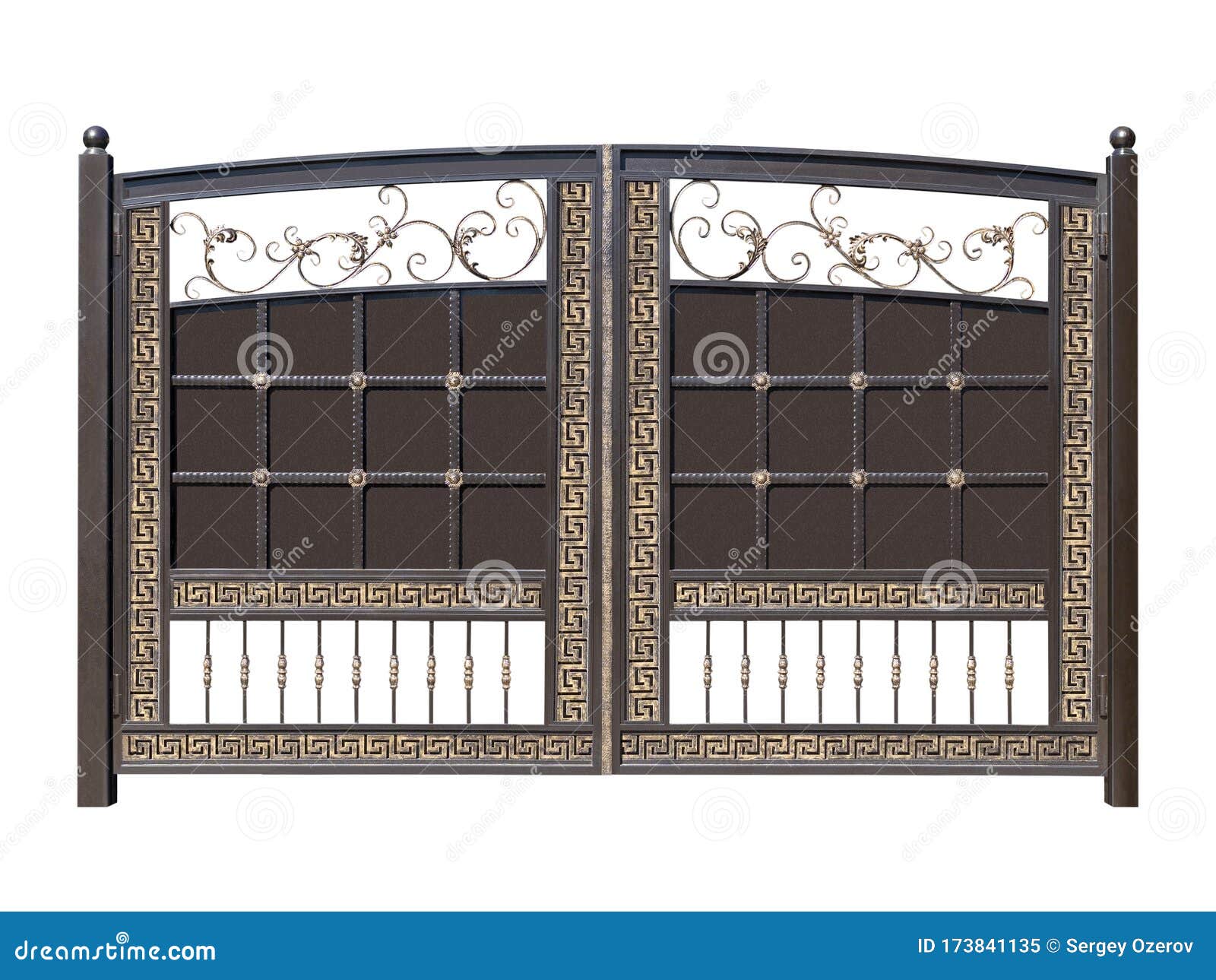 Gate in the Arabian style stock image. Image of ornament 173841135