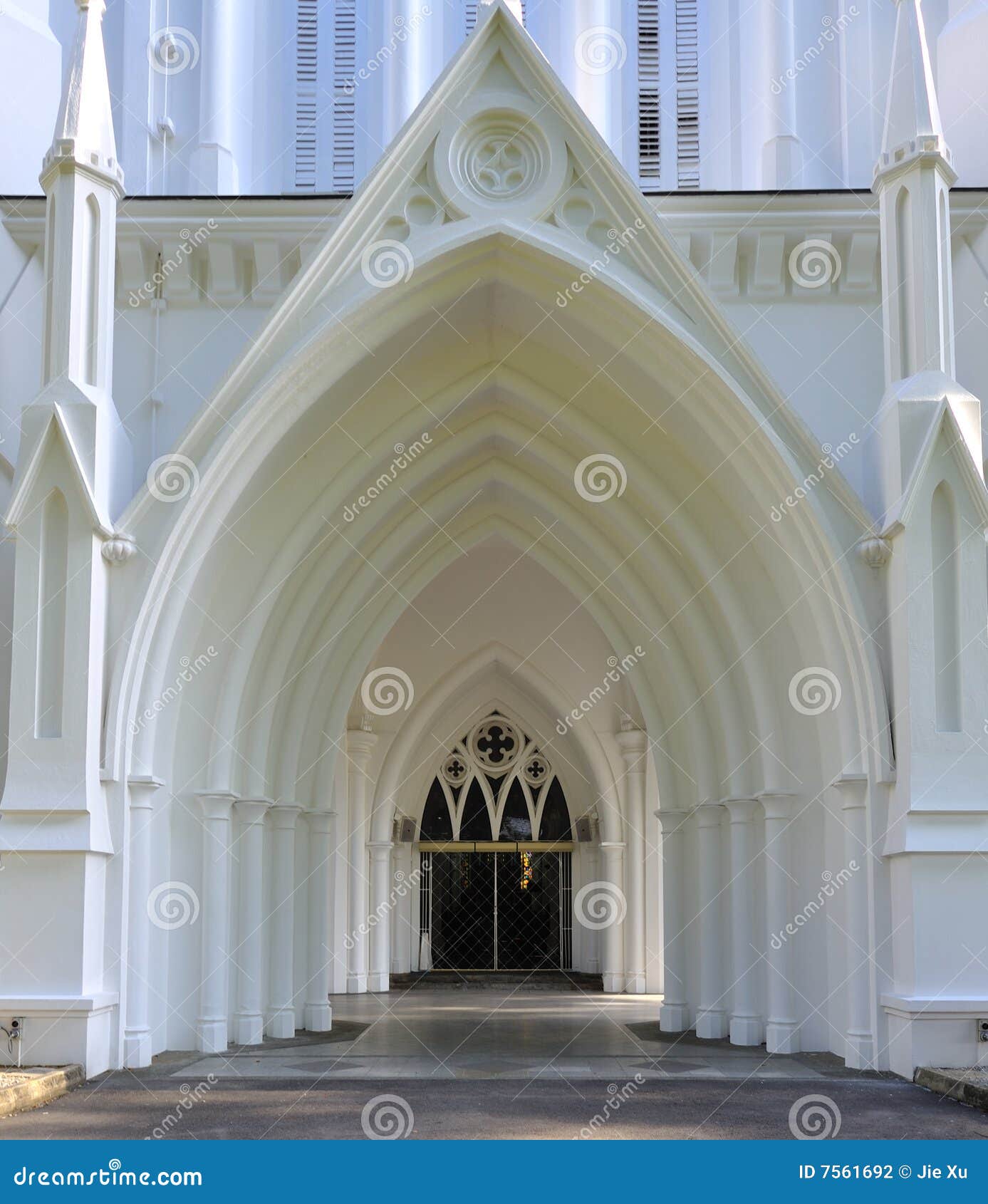 Gate of a church stock photo. Image of building, cathedral - 7561692