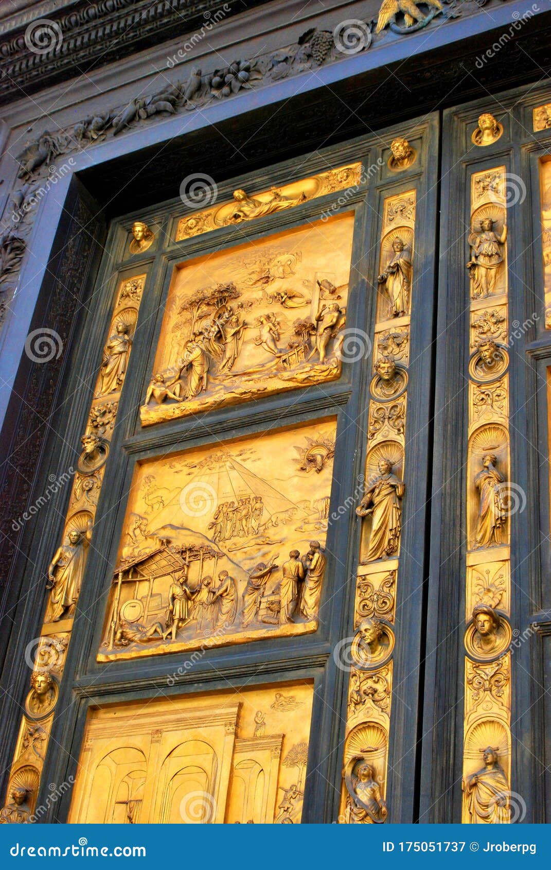 the gate of paradise, baptistery of florence