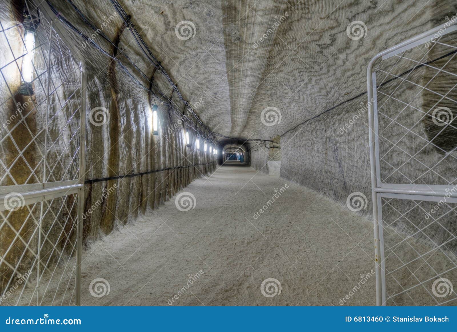 Gate in salt gallery stock photo. Image of digging, exploration 6813460