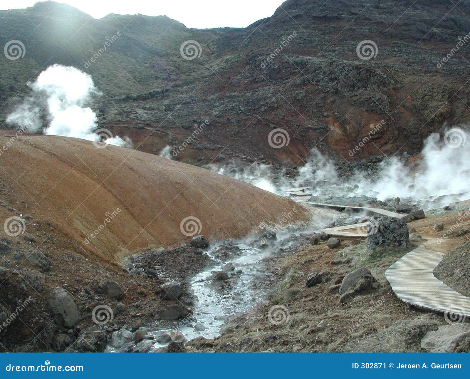 Gate to hell stock image. Image of krysuvik, sulfer, earth 302871