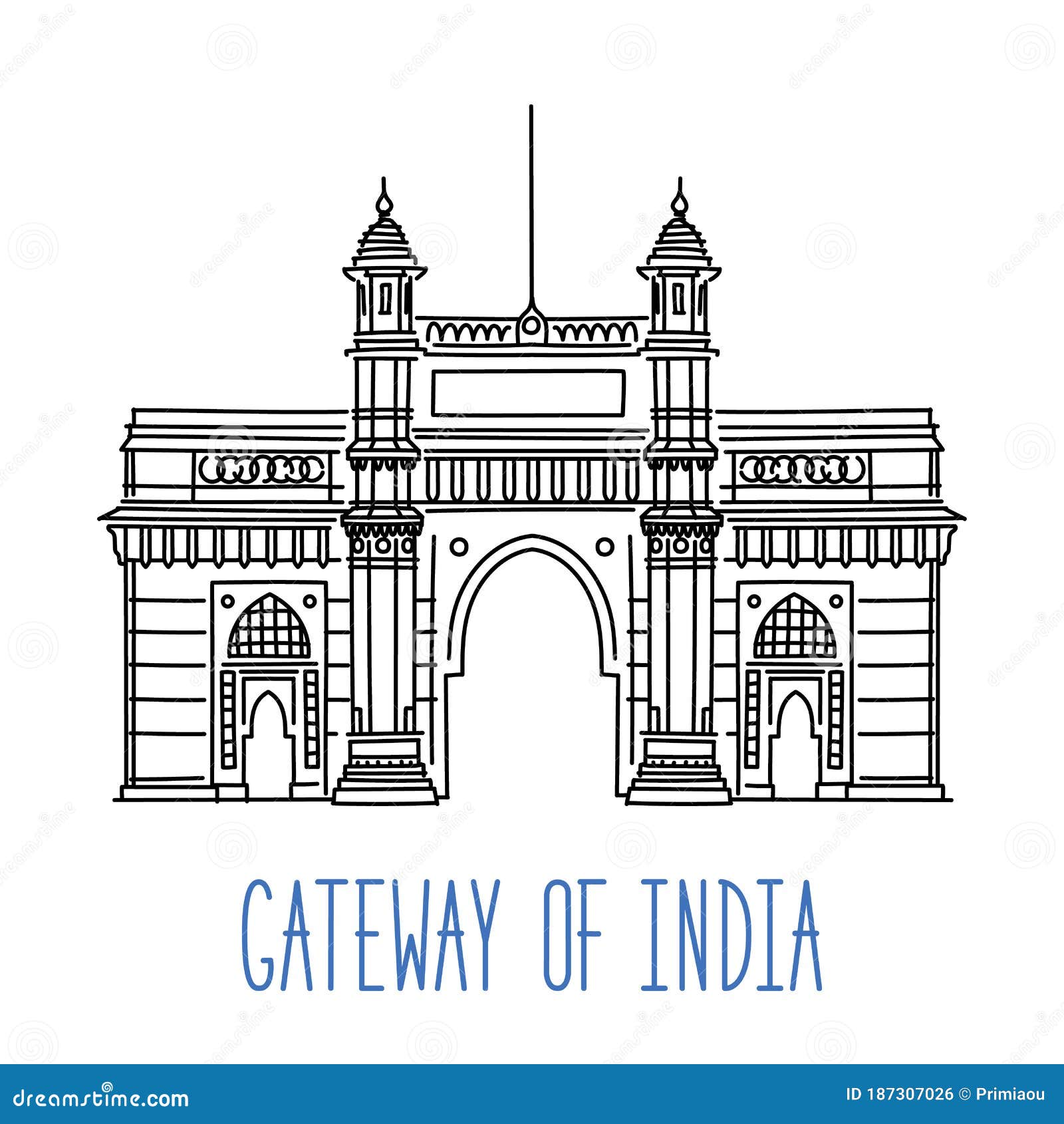 gateway of India drawing  YouTube