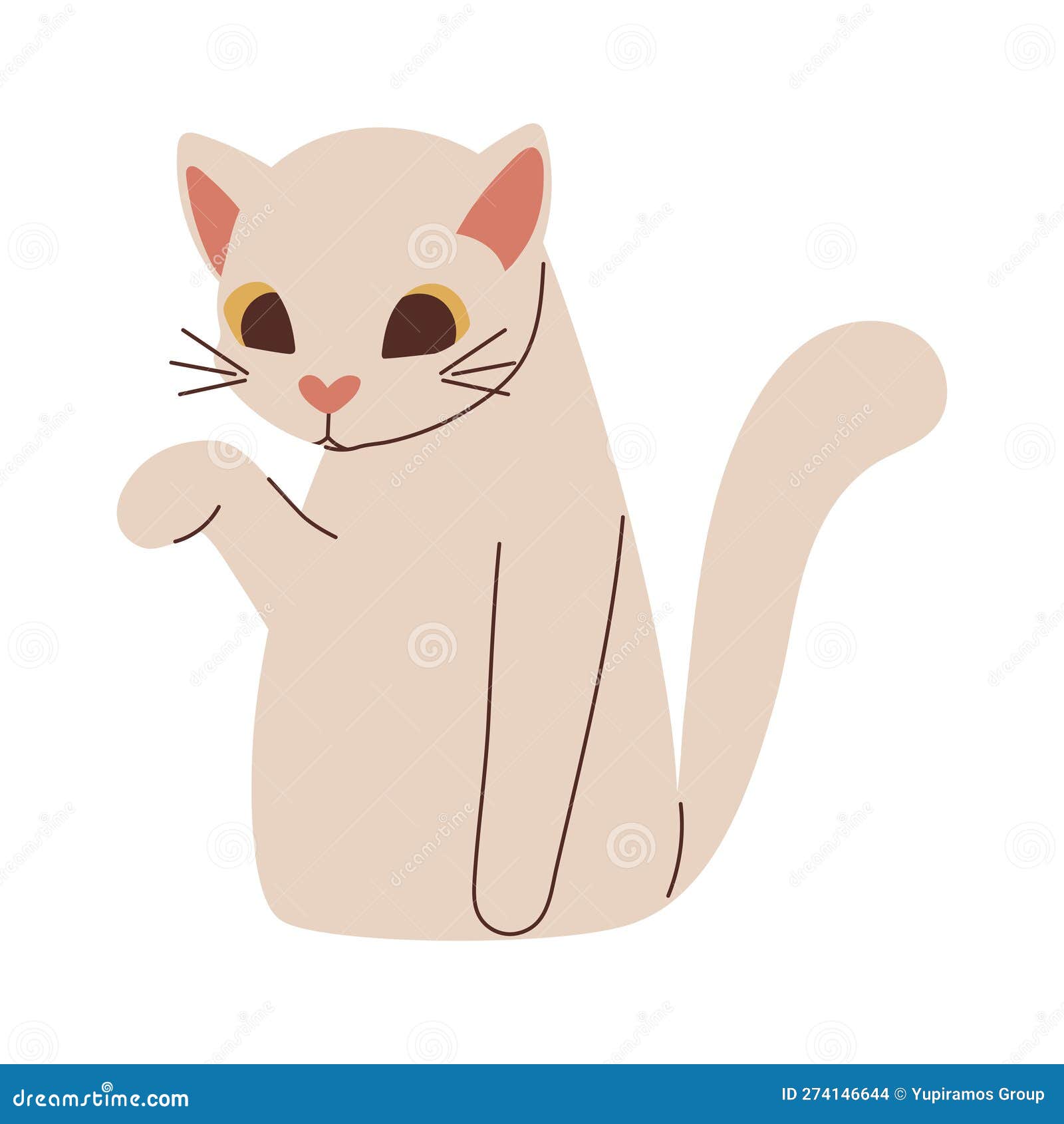 Vetores e ilustrações de Gatinho fofo para download gratuito