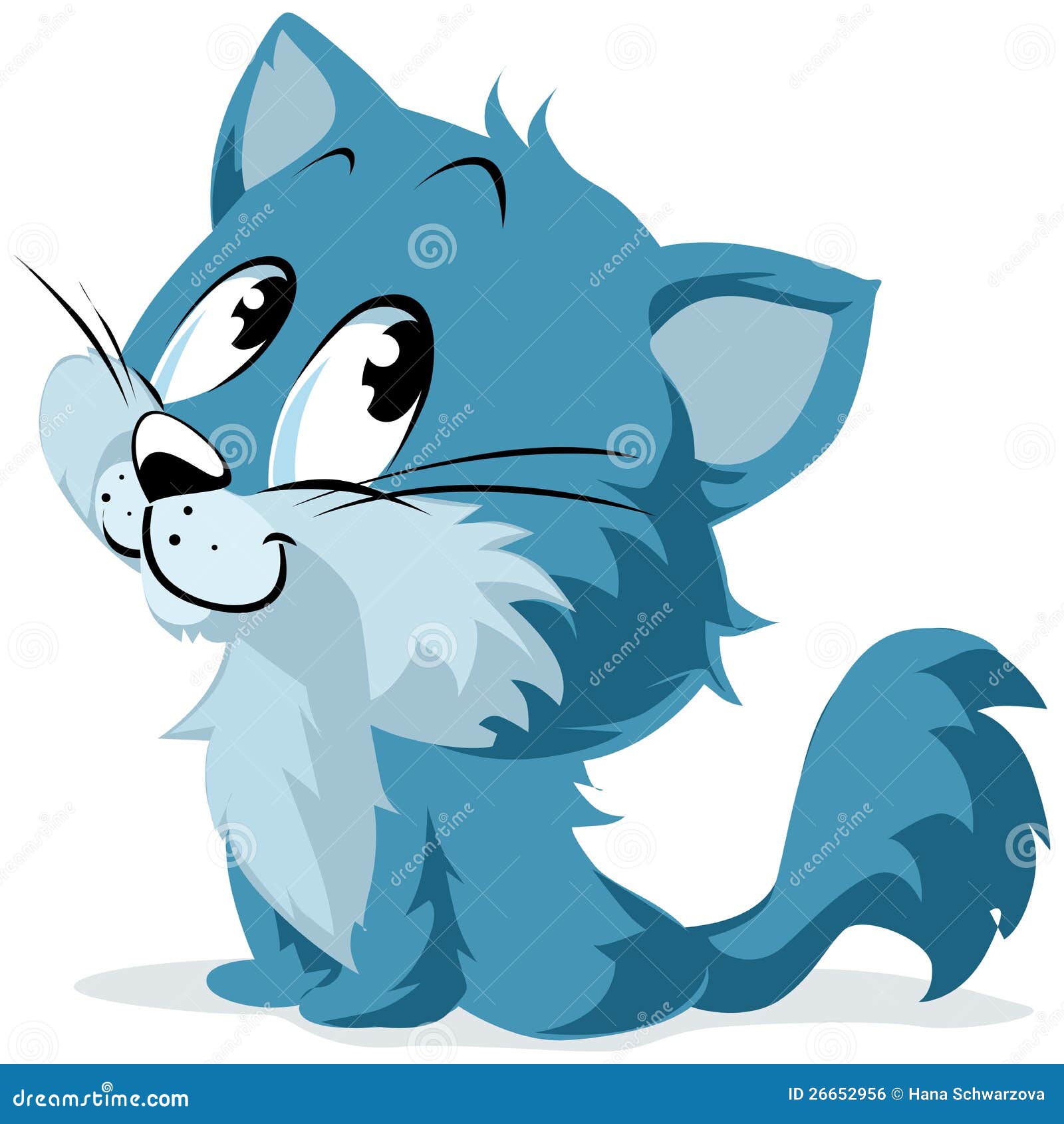 Consulta Privación Movimiento Gatito O Gato Azul De La Historieta Ilustración del Vector - Ilustración de  acortar, alegre: 26652956