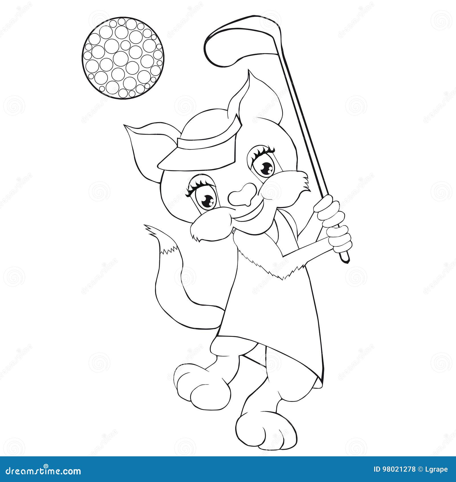 Desenho de Gato com franja para Colorir - Colorir.com