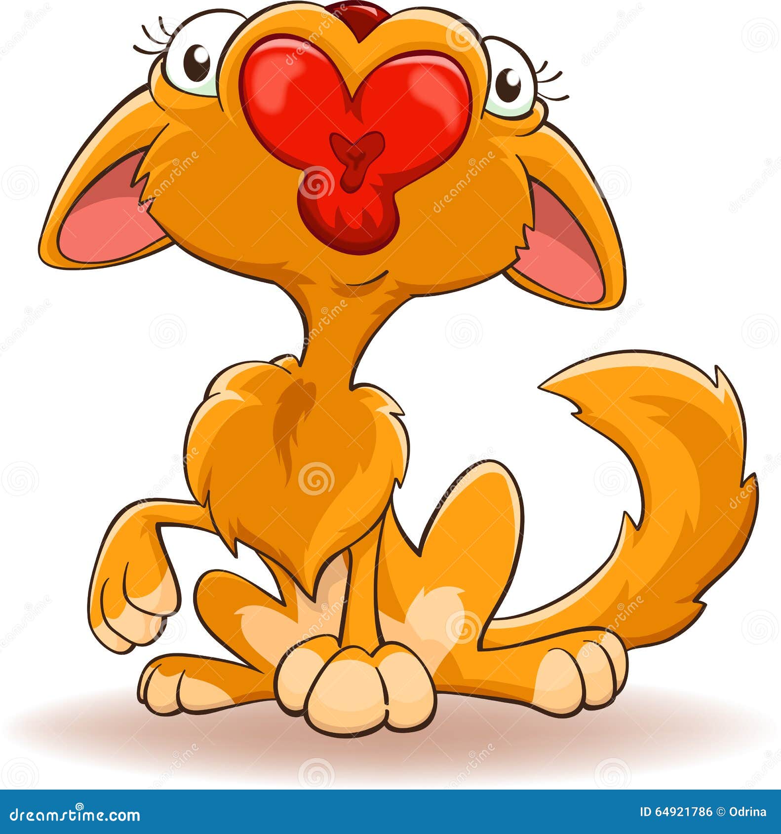 Gato Dos Desenhos Animados Com Boca De Beijo Ilustração do Vetor -  Ilustração de amor, caricatura: 64921786
