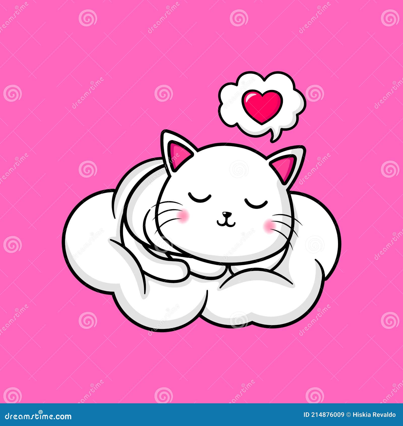 COMO DESENHAR UM GATO KAWAII DORMINDO 