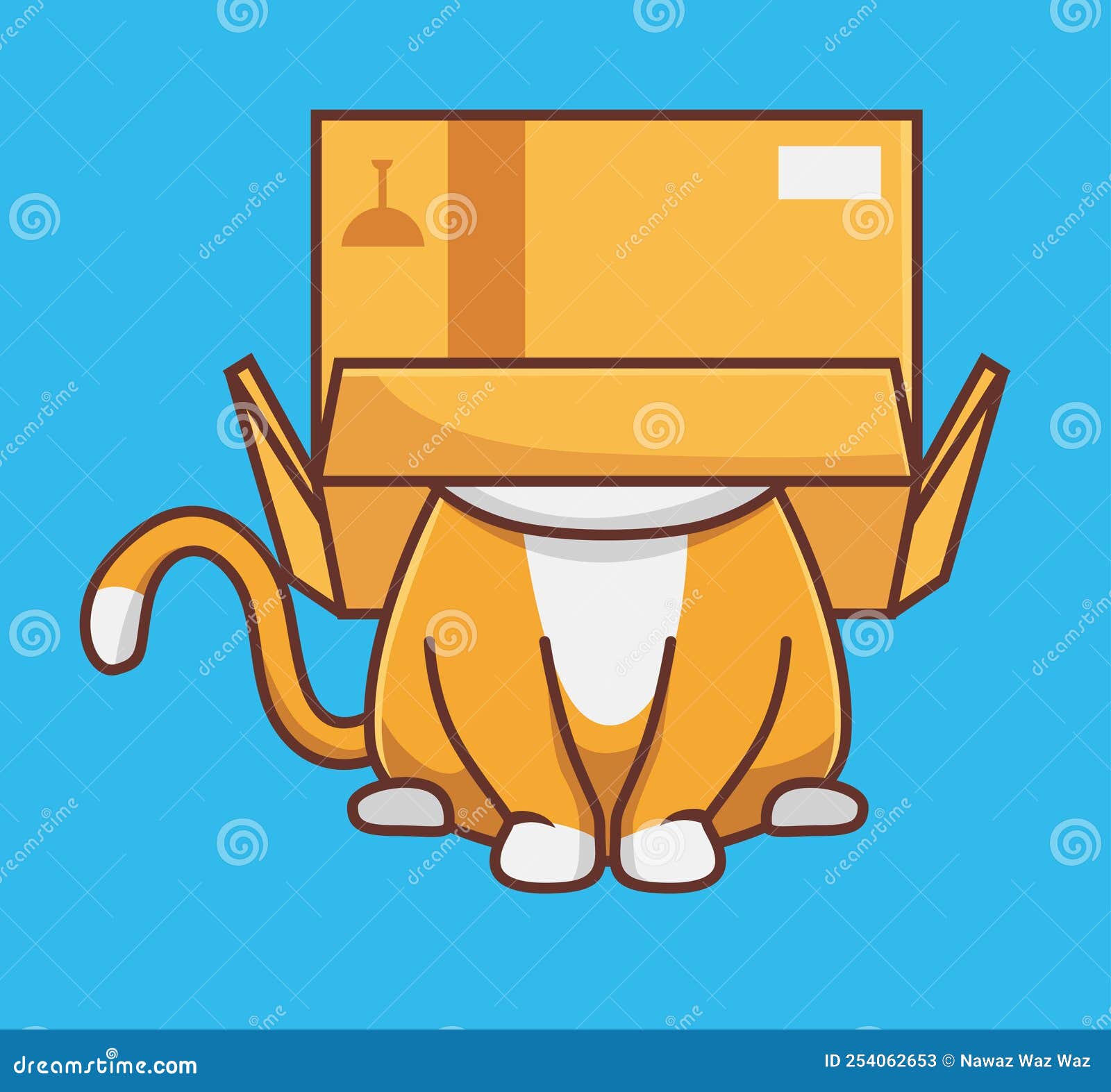 Cabeça de gato fofa logotipo dos desenhos animados cabeça de gato