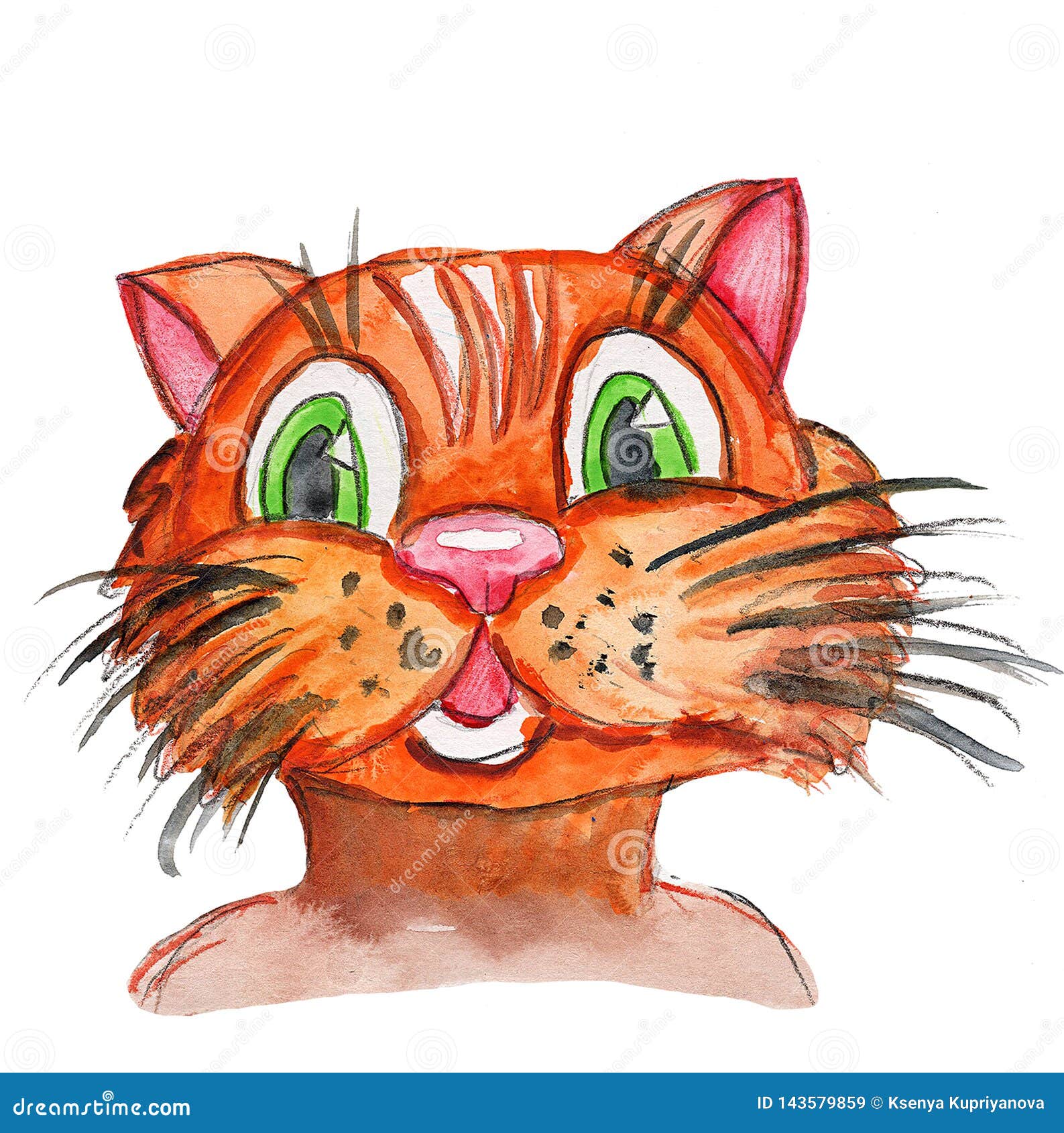 Ilustração de gato laranja sorridente, fofura de gato dos desenhos animados,  gato bonito, histórias em quadrinhos, rosto, animais png