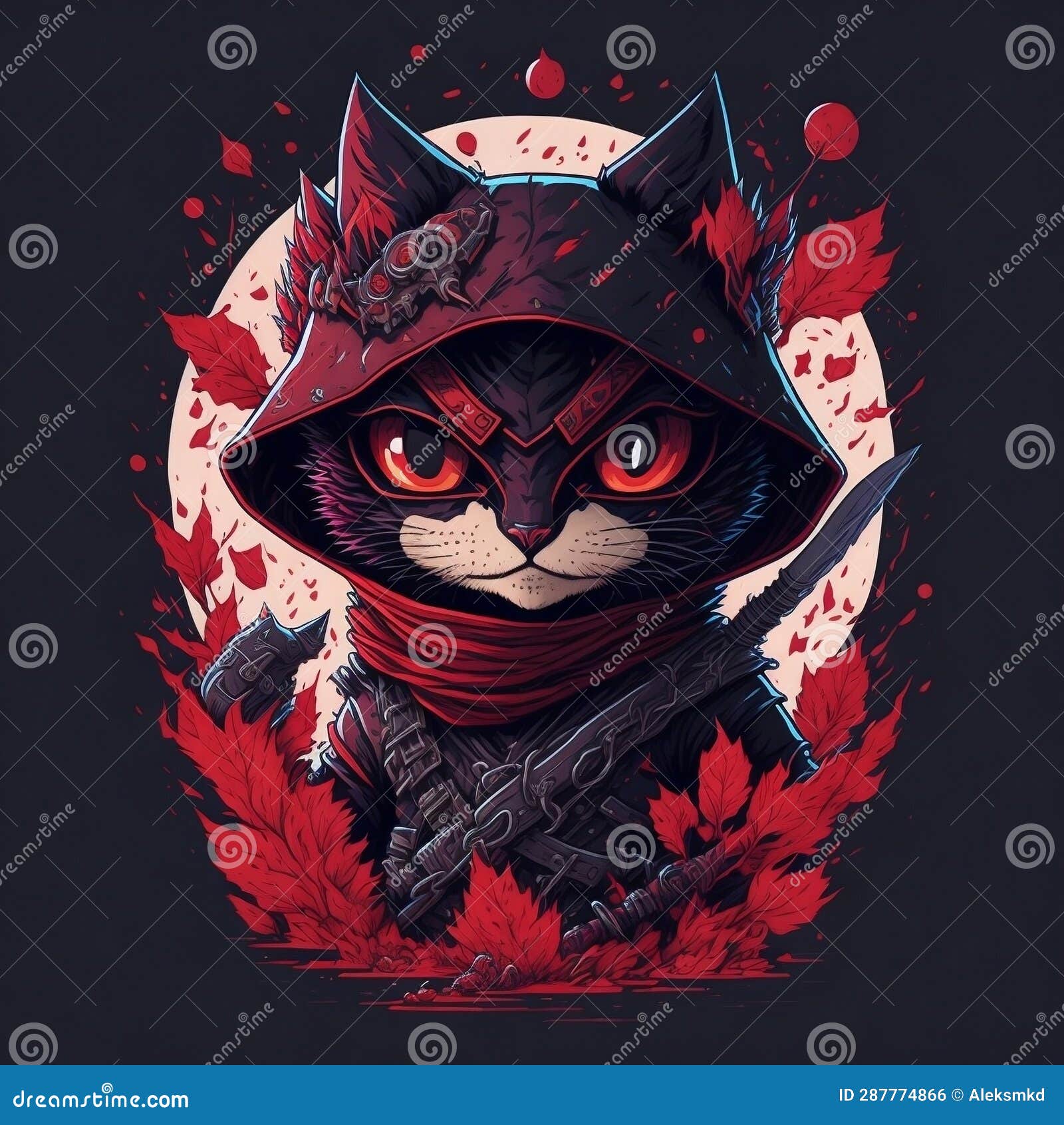 Placa Gato Ninja