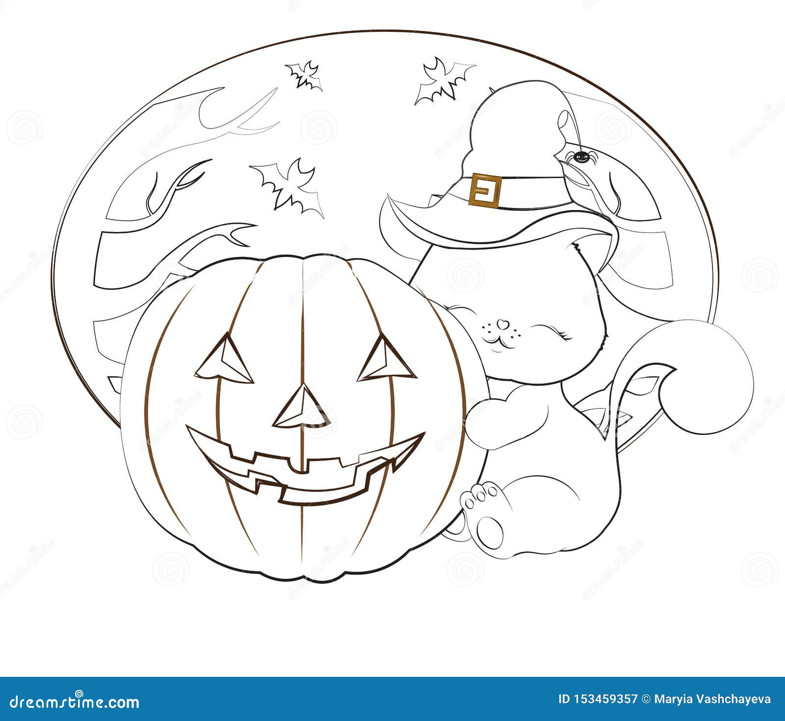 Desenhos de Abóbora de Halloween para colorir - Bora Colorir