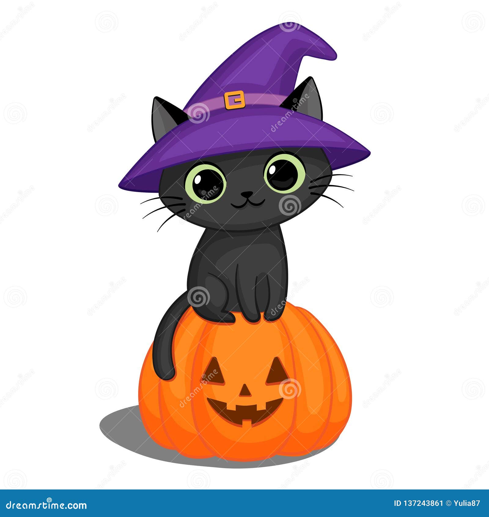 Gato Esqueleto chapéu Bruxa - Halloween - Kaveirarts