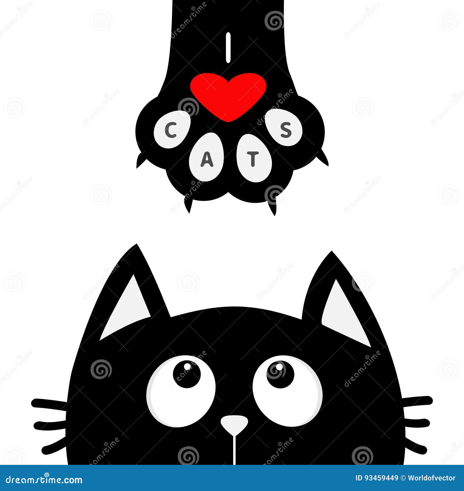 Gato preto dos desenhos animados ilustração do vetor  Gatos de desenho  animado, Desenhos animados, Desenhos