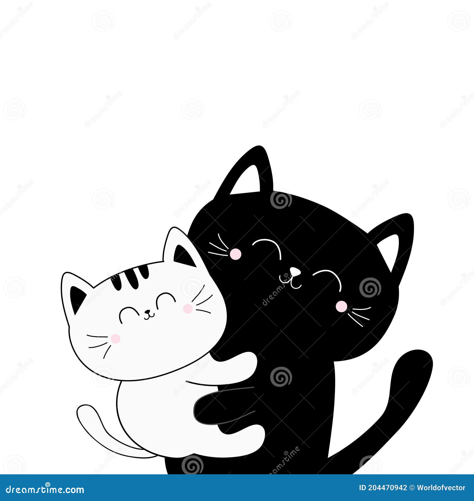 Vetores de Desenhos Animados Bonitos Gatos Família Mancha Juntos Frente Ver  Os Amigo Do Animal De Estimação Gato e mais imagens de Gato doméstico -  iStock