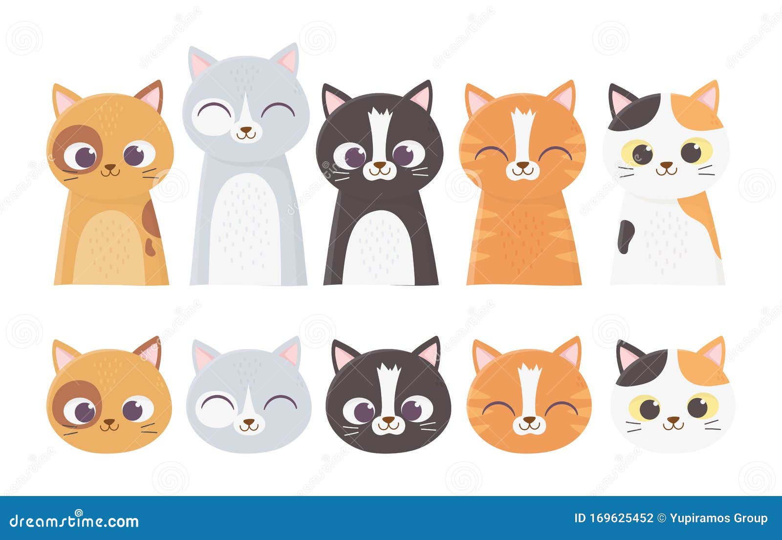 Vetores e ilustrações de Gatos desenhos animados para download gratuito