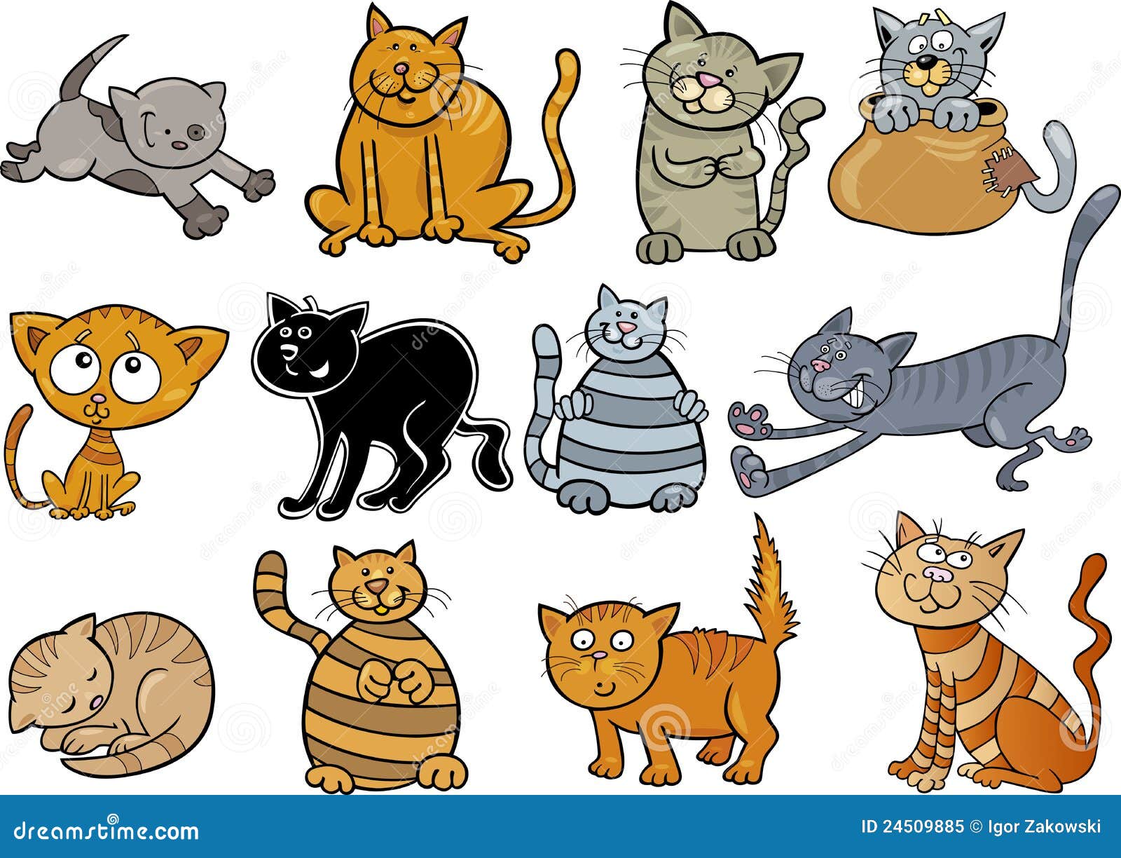 Número Onze E Grupo De Gatos E Gatinhos De Desenho Animado Ilustração do  Vetor - Ilustração de elementos, cartoon: 194559871