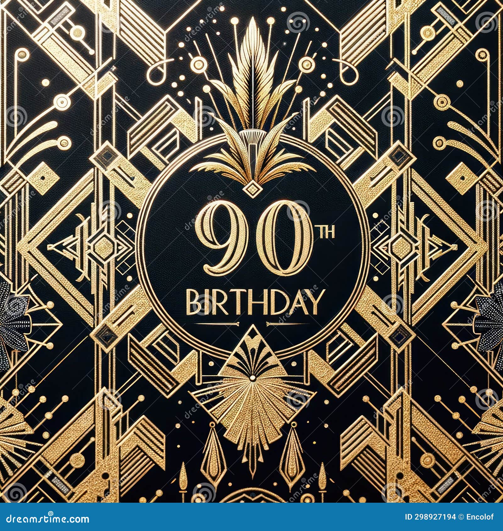 gatsby-inspired 90th birthday pattern