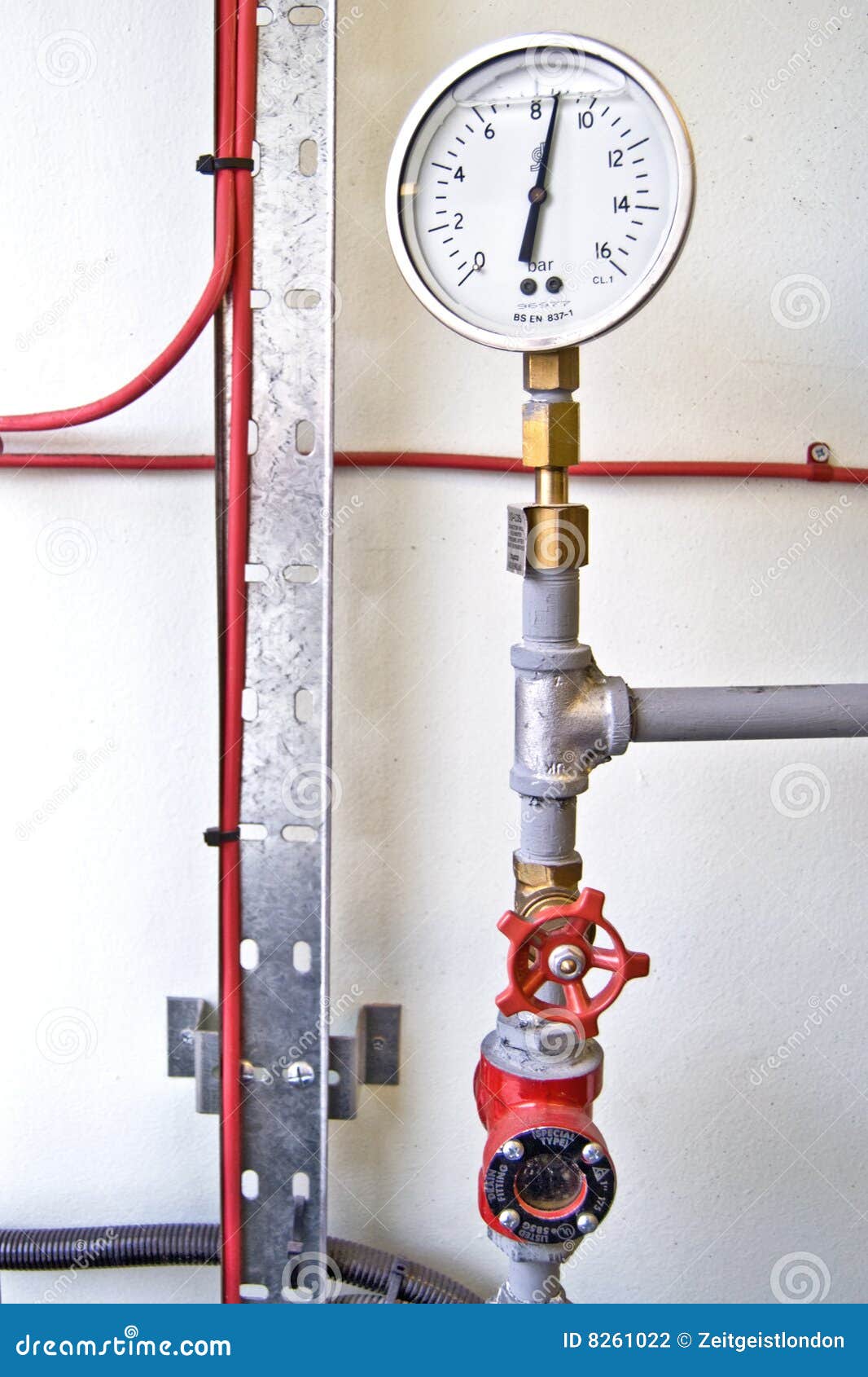 Gauge stock photo. Image of alert, fire, alarm, sprinkler 8261022