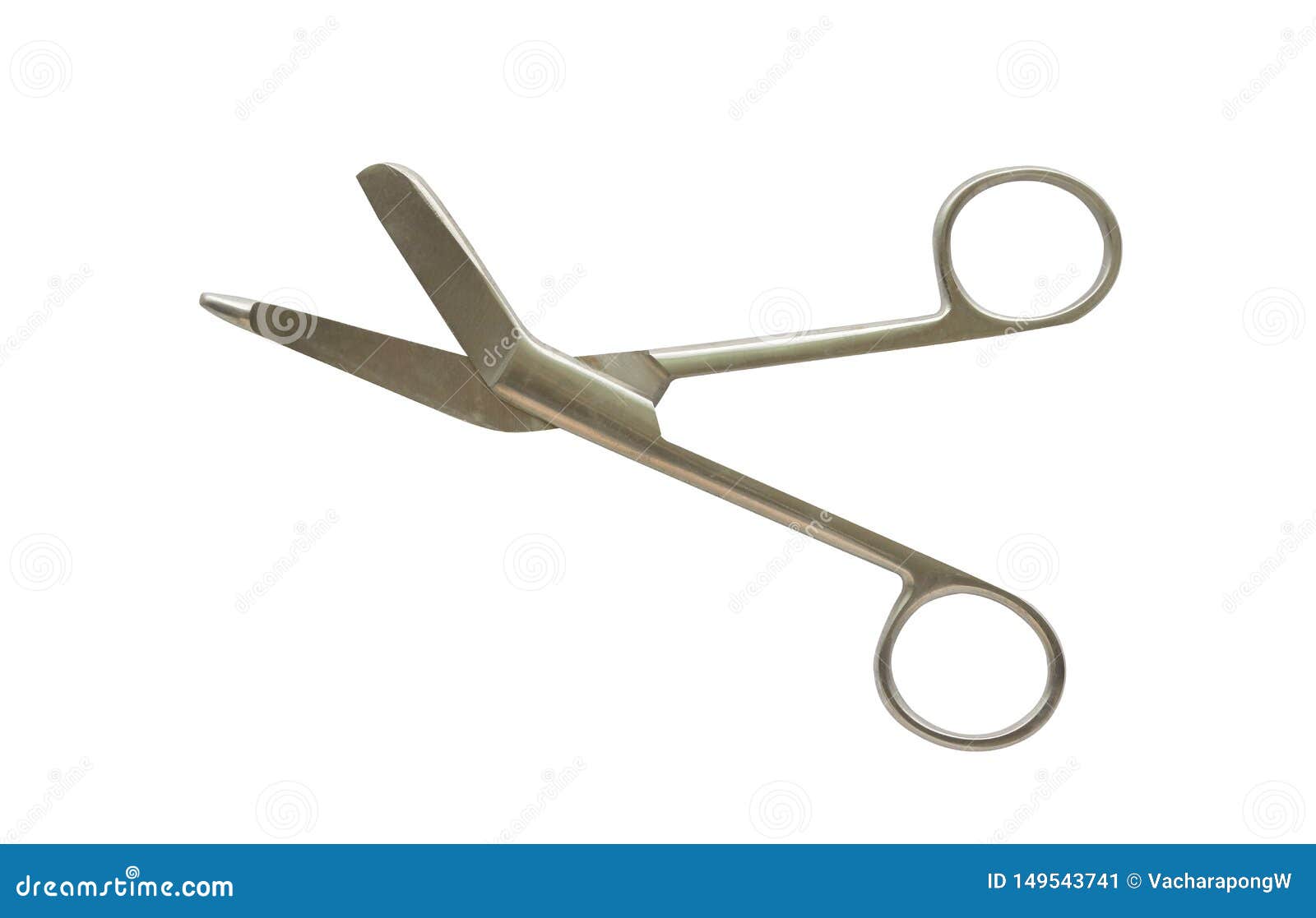 Gauze Cutter or Scissors in Isolated White Background,oprend Stock ...