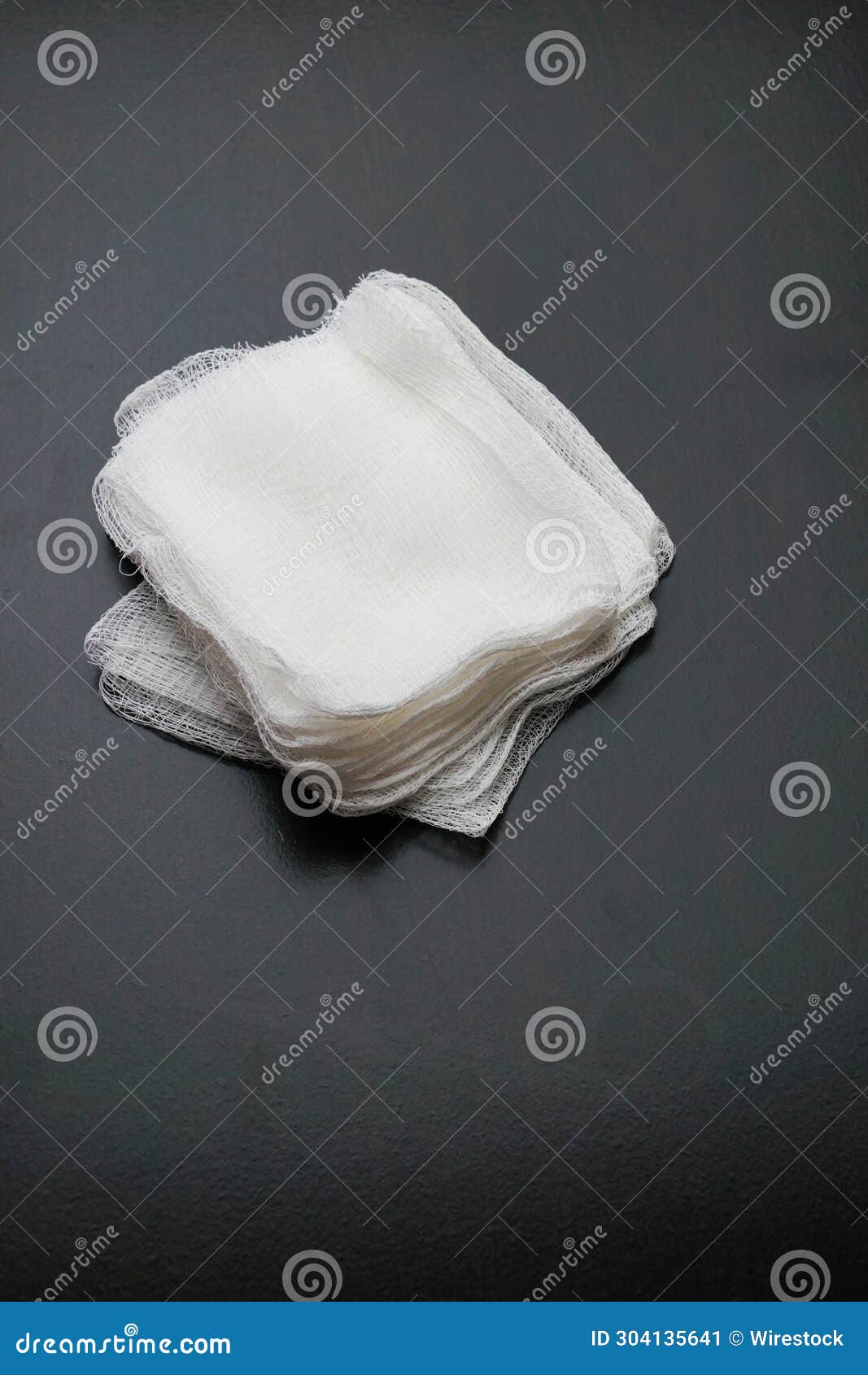 Gauze Pads Used To Control Bleeding for First Aid Stock Image Image of cutting, medical 304135641