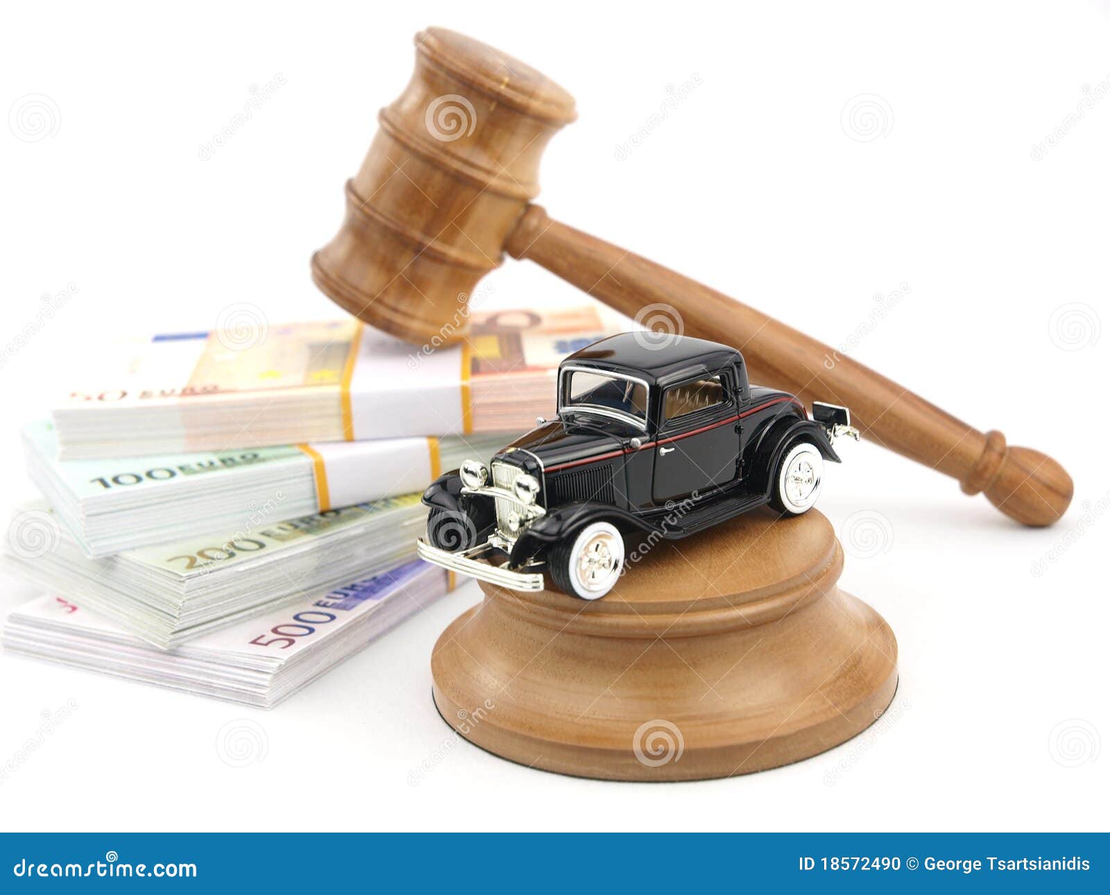 Gavel Auction, Car and Money Stock Photo Image of driving, bankruptcy