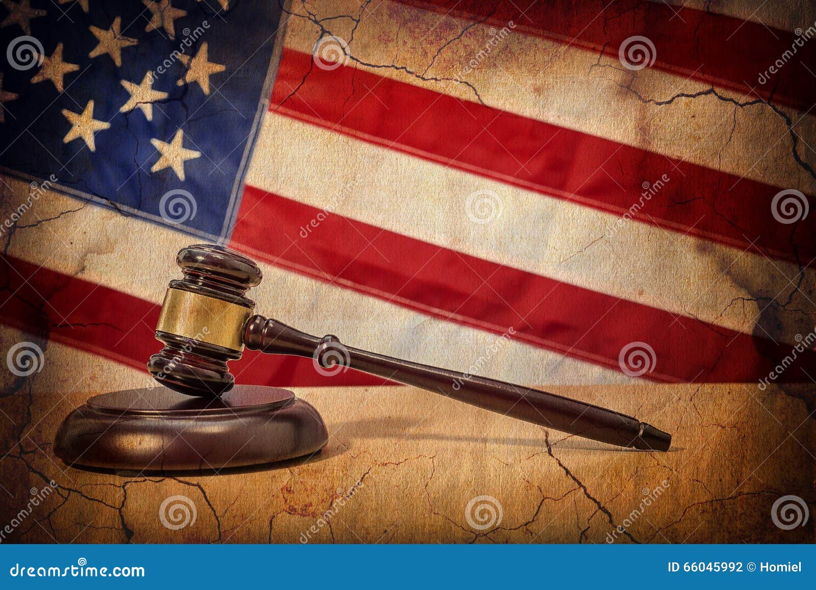 Gavel on a Background of the American Flag Stock Photo Image of gavel