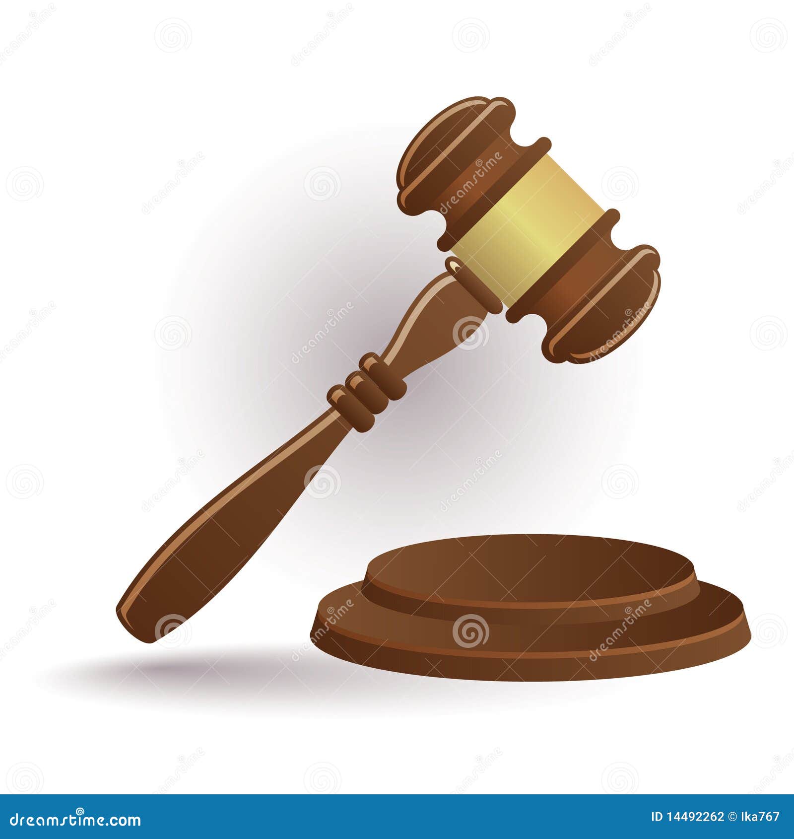 Gavel icon with shadow stock vector. Illustration of white 14492262