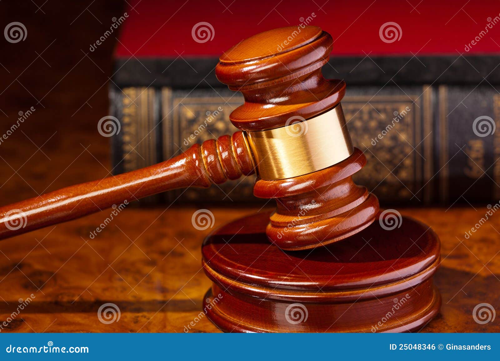 gavel of a judge in court