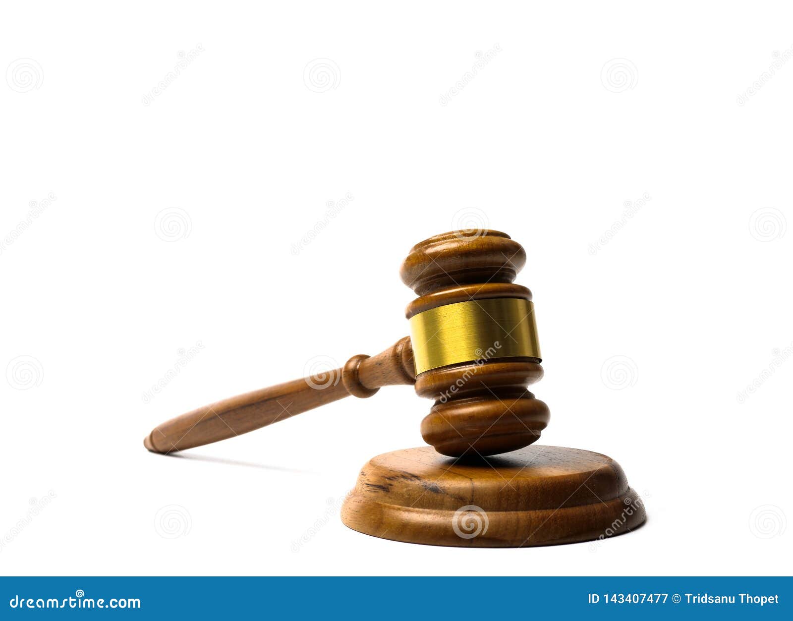 Gavel and Sound Block Isolated Stock Image Image of courthouse