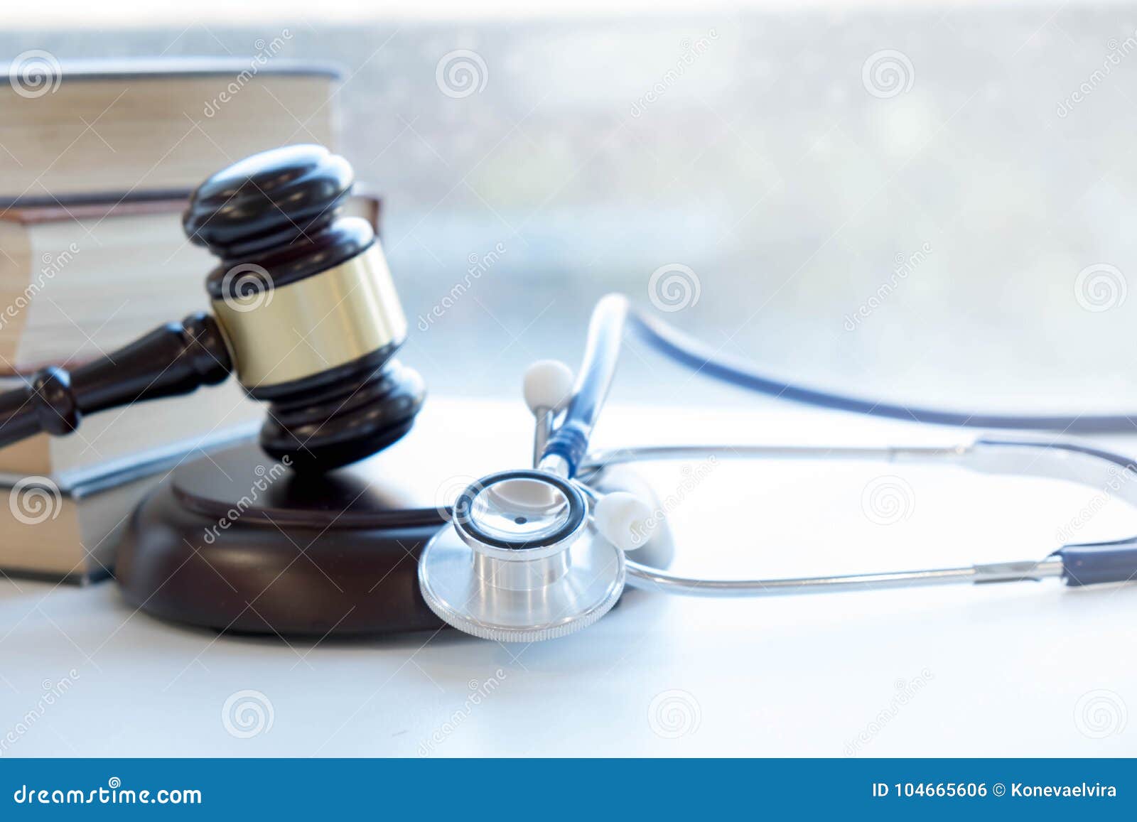 gavel and stethoscope. medical jurisprudence. legal definition of medical malpractice. attorney. common errors doctors